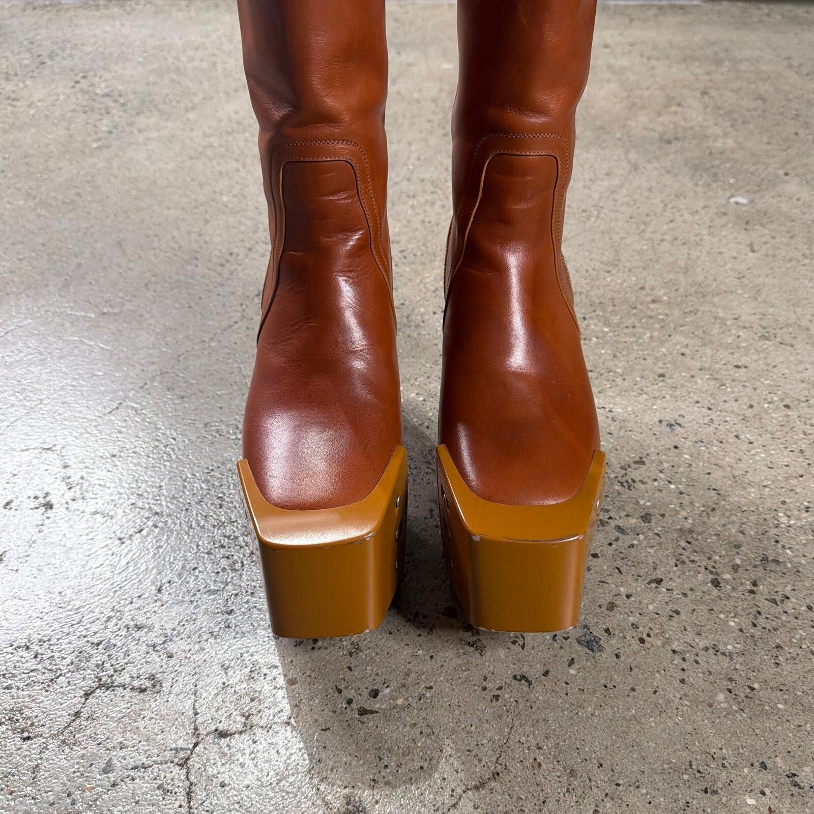 Rick Owens Rick Owens Knee High Kiss Heels Size US 9 / EU 42 - 4 Thumbnail