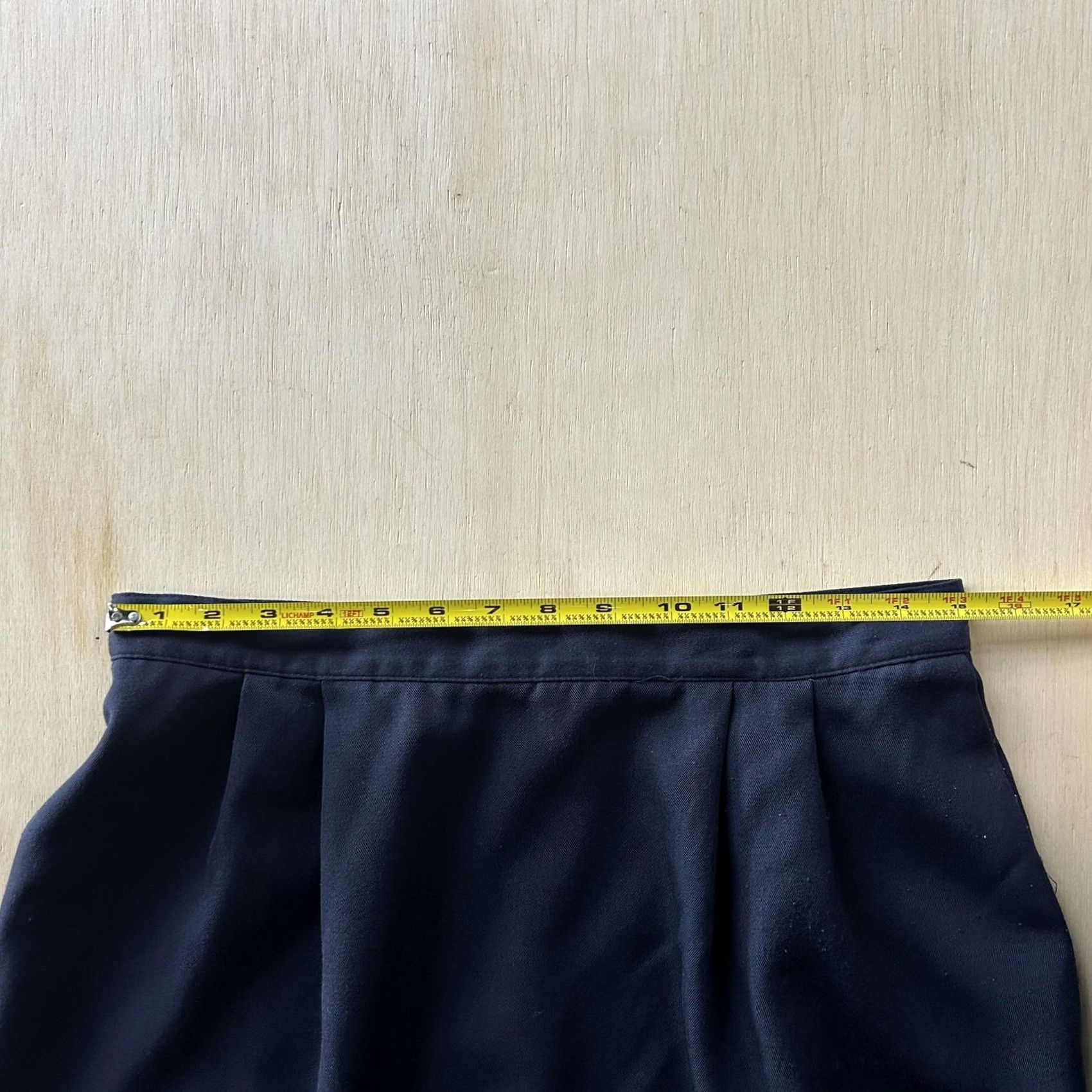 Vintage VINTAGE Blue Skirt Womens 14 Pencil Knee Length Lined Workwear Office Career Size 36" / US 14 / IT 50 - 4 Thumbnail