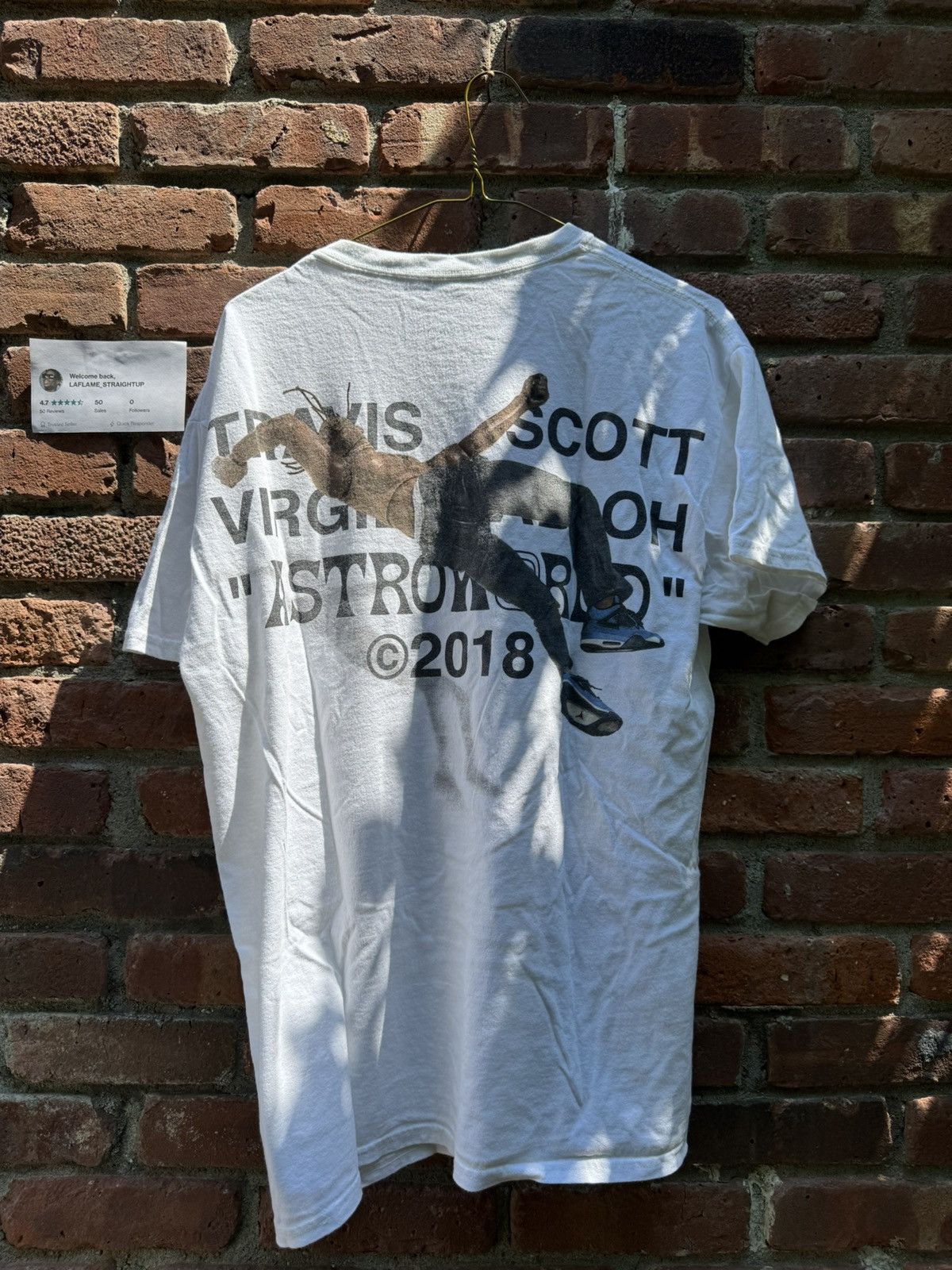 Travis Scott Travis Scott Astroworld Tee Size US L / EU 52-54 / 3 - 3 Thumbnail