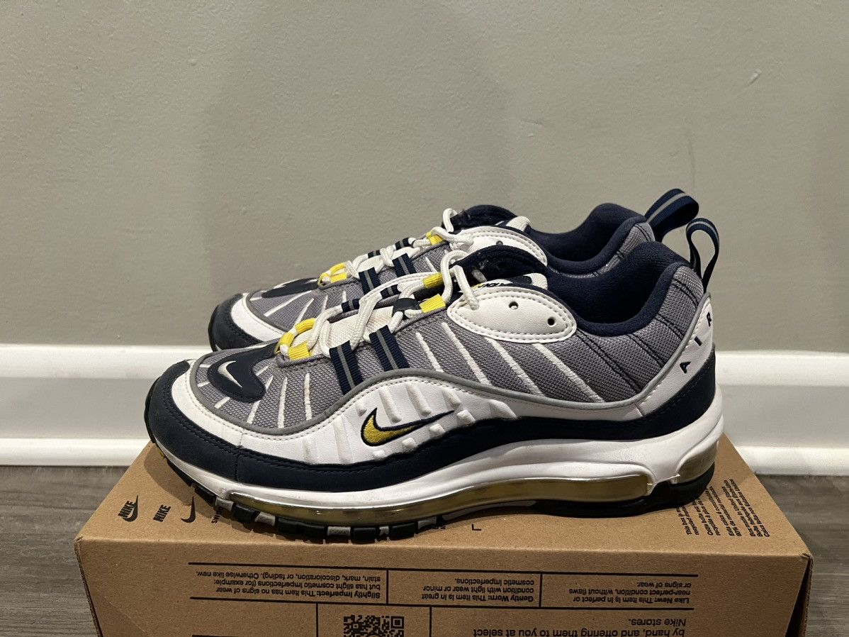 Nike Size 9 Nike Air Max 98 2018 Tour Yellow 640744-105 MSRP $170 Size US 9 / EU 42 - 1 Thumbnail
