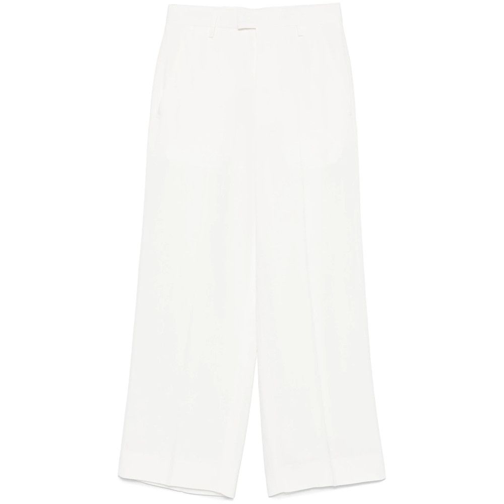 Ann Demeulemeester Ann Demeulemeester WHITE Trousers - Straight Trousers Size 27" / US 4 / IT 40 - 1 Thumbnail