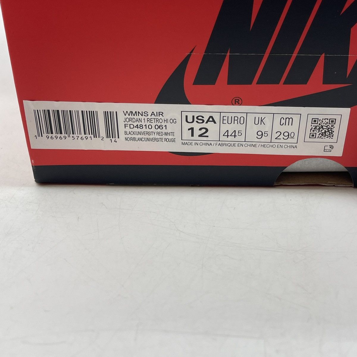 Nike Wmns air Jordan 1 high satin bred Size US 12 / EU 45 - 9 Thumbnail
