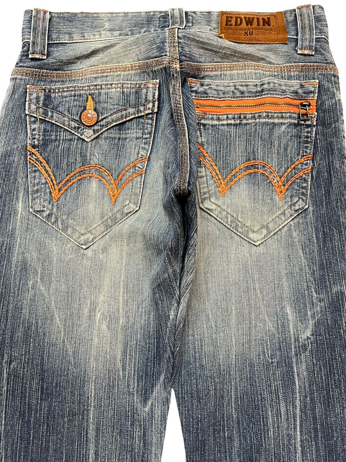 Edwin Vintage Edwin Exclusive Vintage Whiskers Faded Denim Size US 30 / EU 46 - 6 Thumbnail