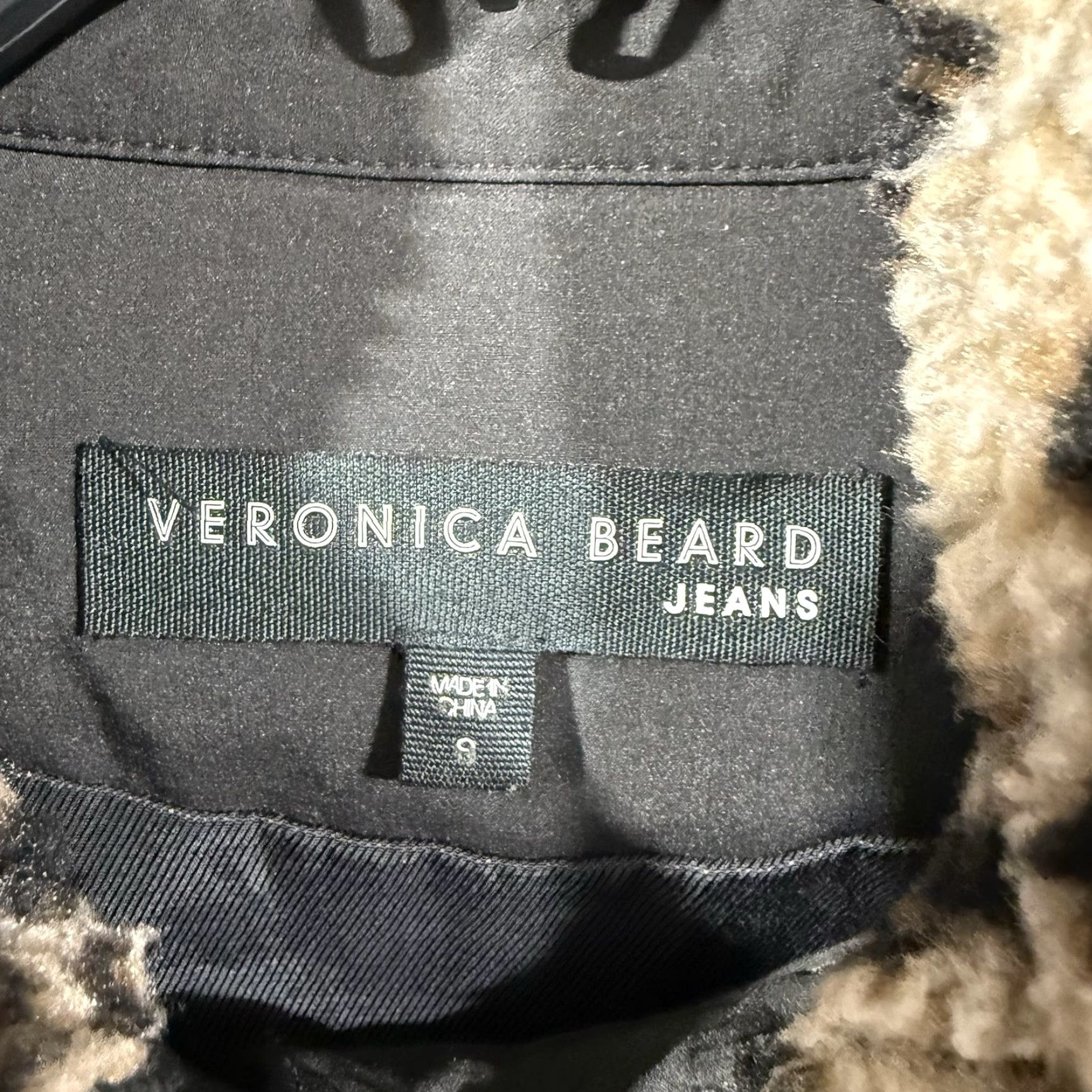 Veronica Beard Veronica Beard Jacket Womens S Leopard Faux-Fur Snap-Front Teddy Brown - Shirt/Coat Size S / US 4 / IT 40 - 7 Thumbnail