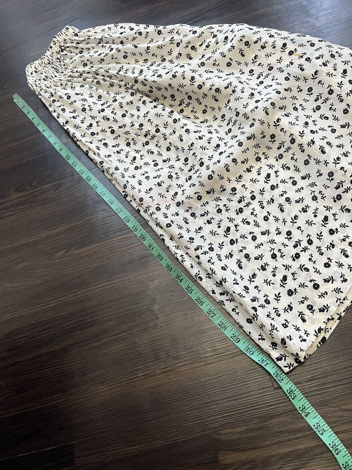 Comme des Garcons 🔥 Vintage Comme Des Garçons SS01/02 Harajuku Midi Skirt Size 33" - 14 Thumbnail