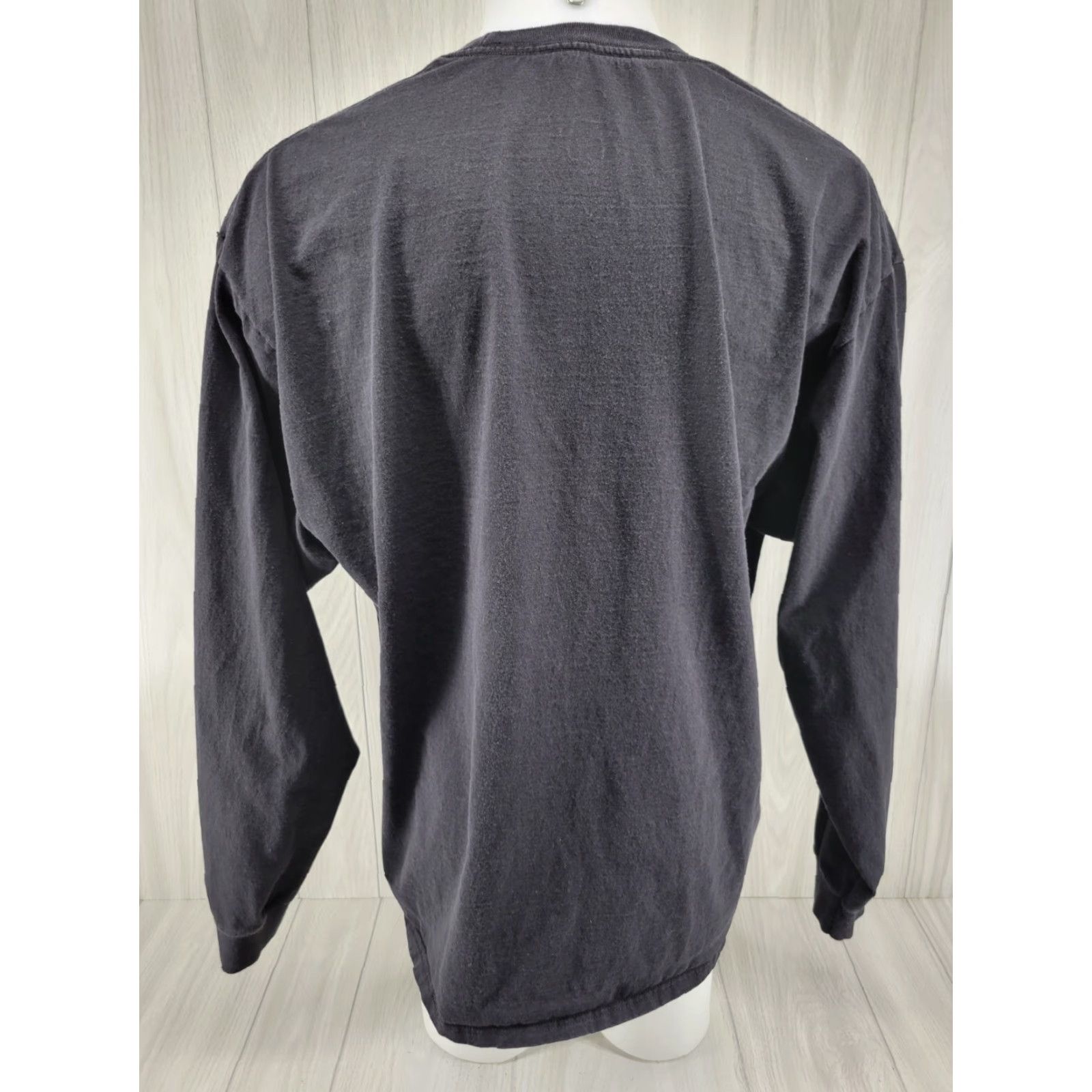 Hanes Hanes Black River Rebels Long Sleeve T-Shirt 2XL Mens Black Rock Vintage? Size US XXL / EU 58 / 5 - 6 Thumbnail