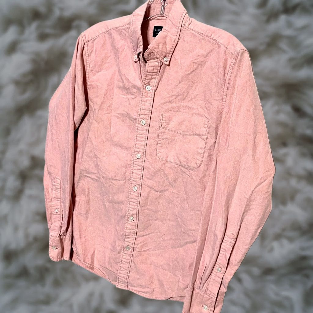 J.Crew J. Crew Oxford Pink Flex Button Dress Shirt Mens S 14-14.5 Office Preppy Size 36R - 1 Thumbnail