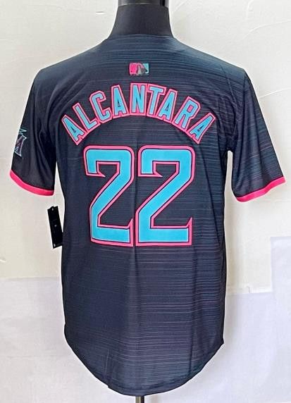 MLB Miami Marlins #22 ALCANTARA Jersey XL Size US XL / EU 56 / 4 - 1 Thumbnail