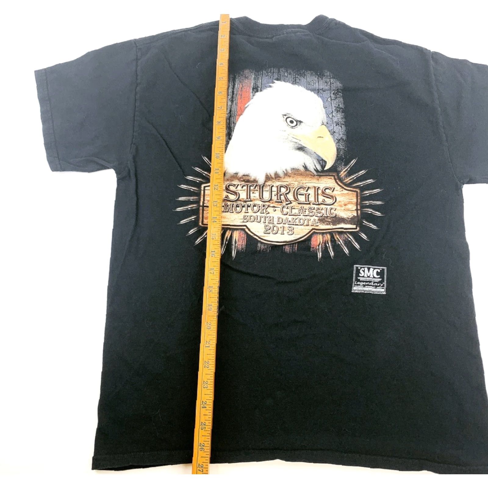 Anvil VINTAGE Sturgis Classic T Shirt Men’s Large Black South Dakota Motor 2013 Short Sleeve Mens Graphic Tee Size US L / EU 52-54 / 3 - 6 Thumbnail