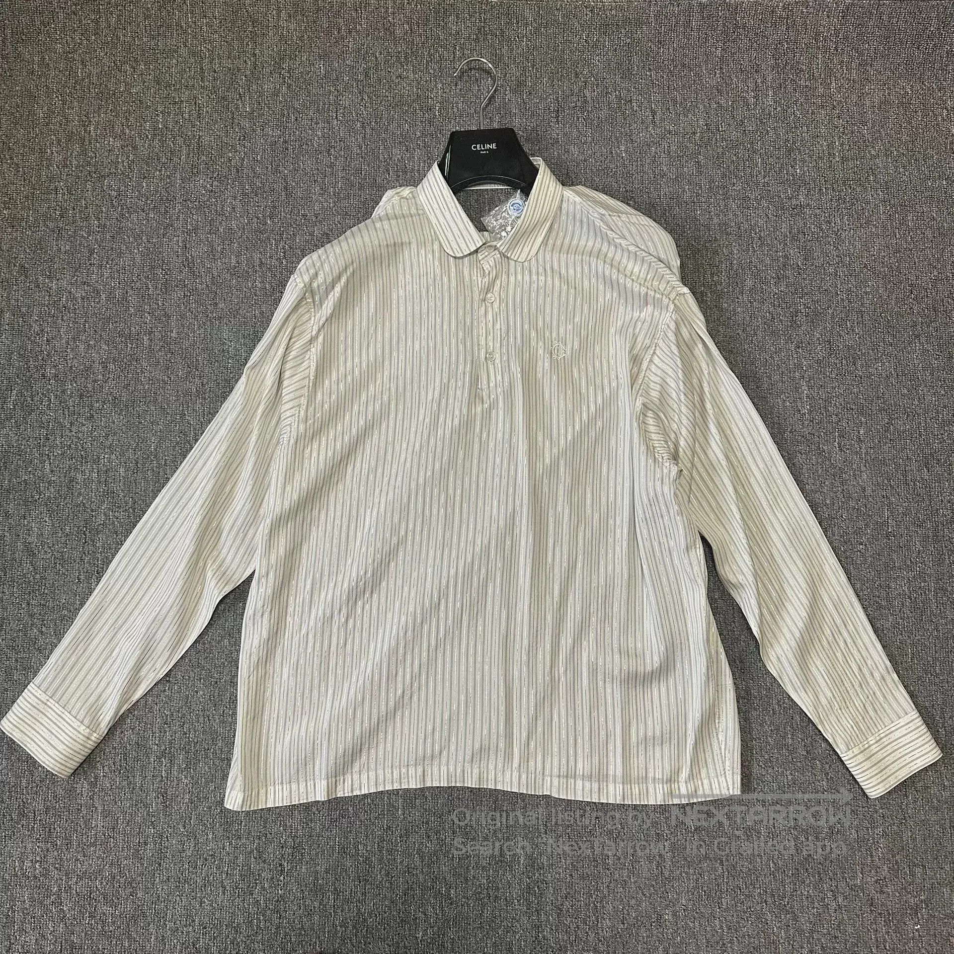 Dior Dior High Gold Thread Court Backless Blouse. Size S / US 4 / IT 40 - 1 Thumbnail