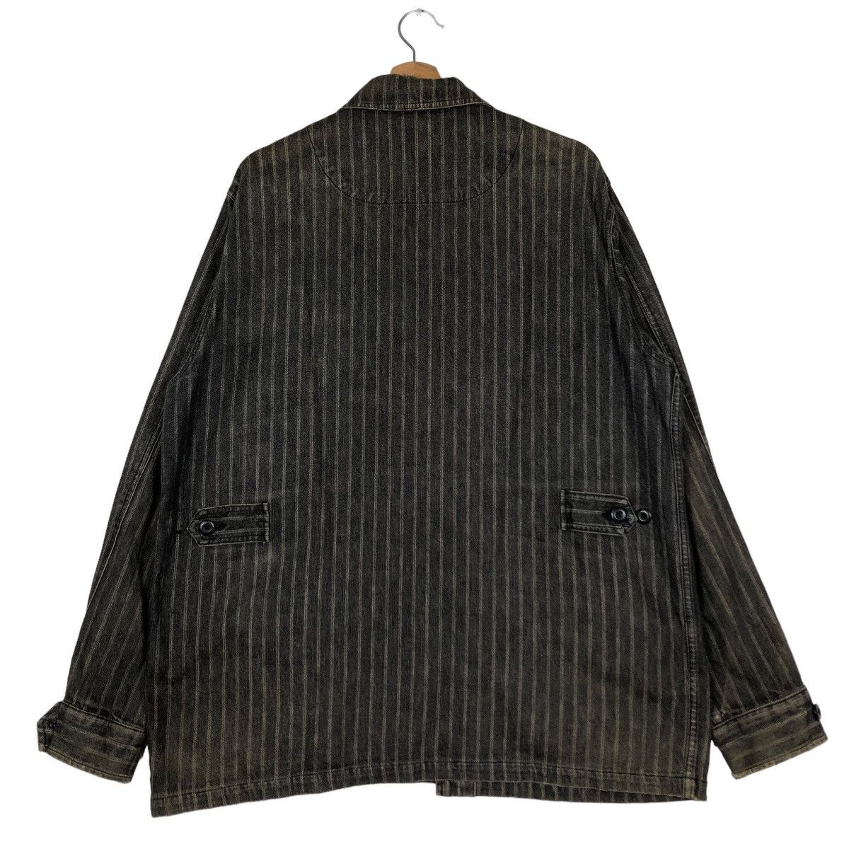 Japanese Brand 🔥Vintage Hickory Chore Jacket Airwalk Hybrid Issey Miyake Size US L / EU 52-54 / 3 - 8 Thumbnail