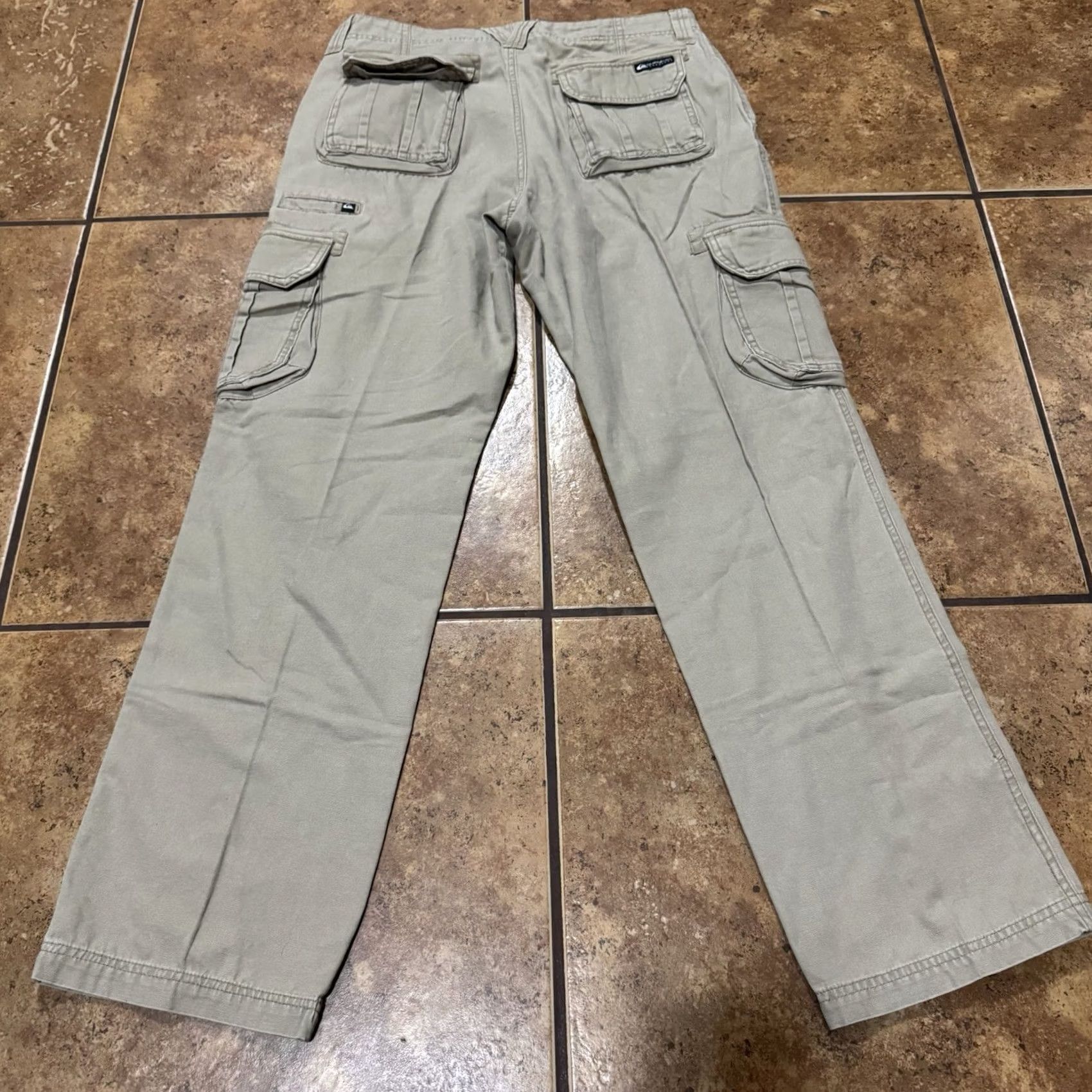 Quiksilver VTG Quiksilver Pants Mens 32x31 Baggy Cargo Skater Surfer Y2K 90s Pipes Grunge Pants Size US 32 / EU 48 - 2 Thumbnail