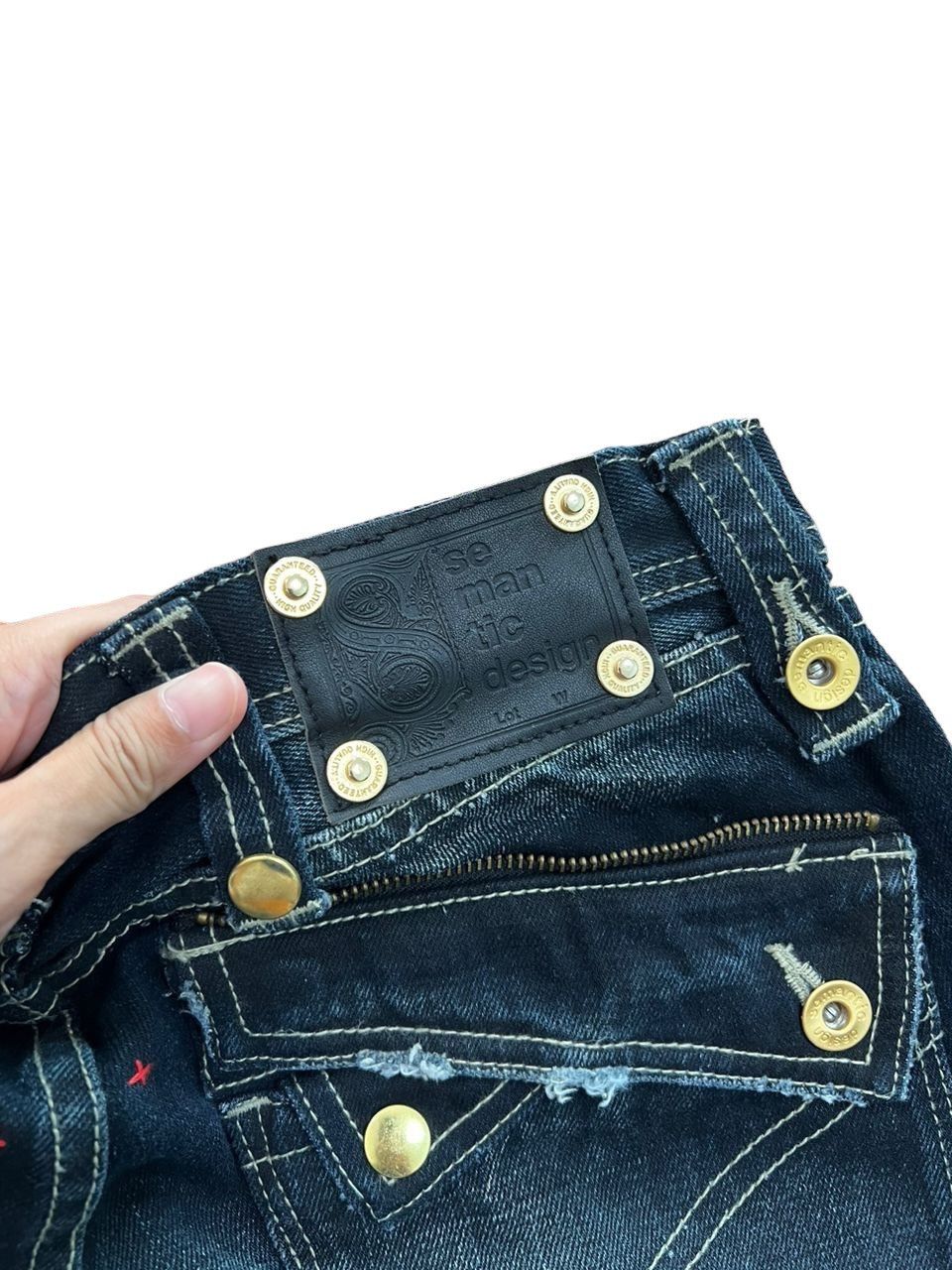 semanticdesign Semantic Design zipper Jeans Size US 32 / EU 48 - 8 Thumbnail