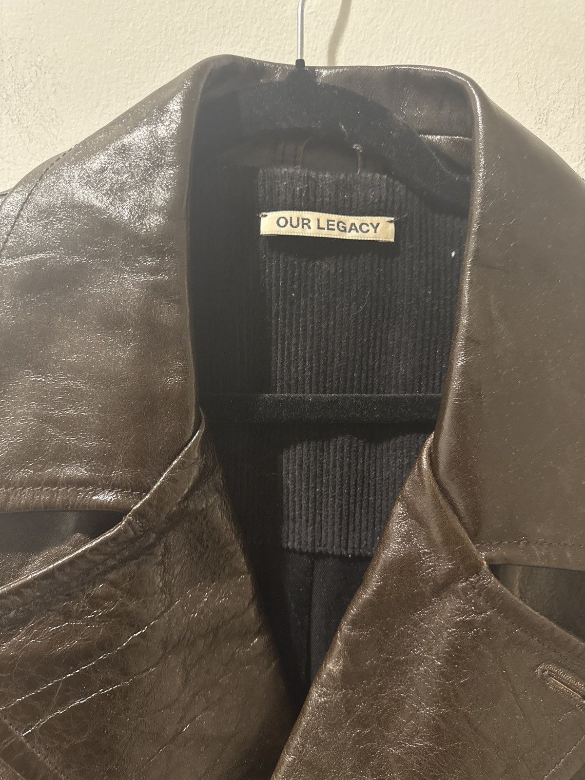 Our Legacy Our Legacy waxed leather coat size 50 Size US M / EU 48-50 / 2 - 2 Thumbnail
