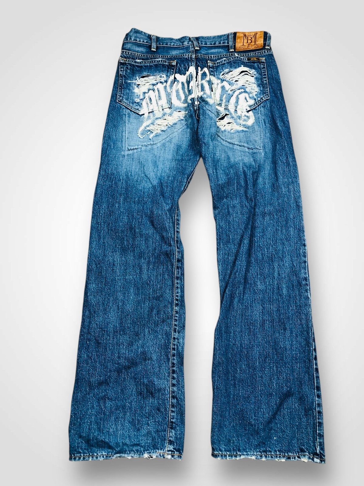 Other Material Boy Distress Jeans (35) Size US 31 - 2 Thumbnail