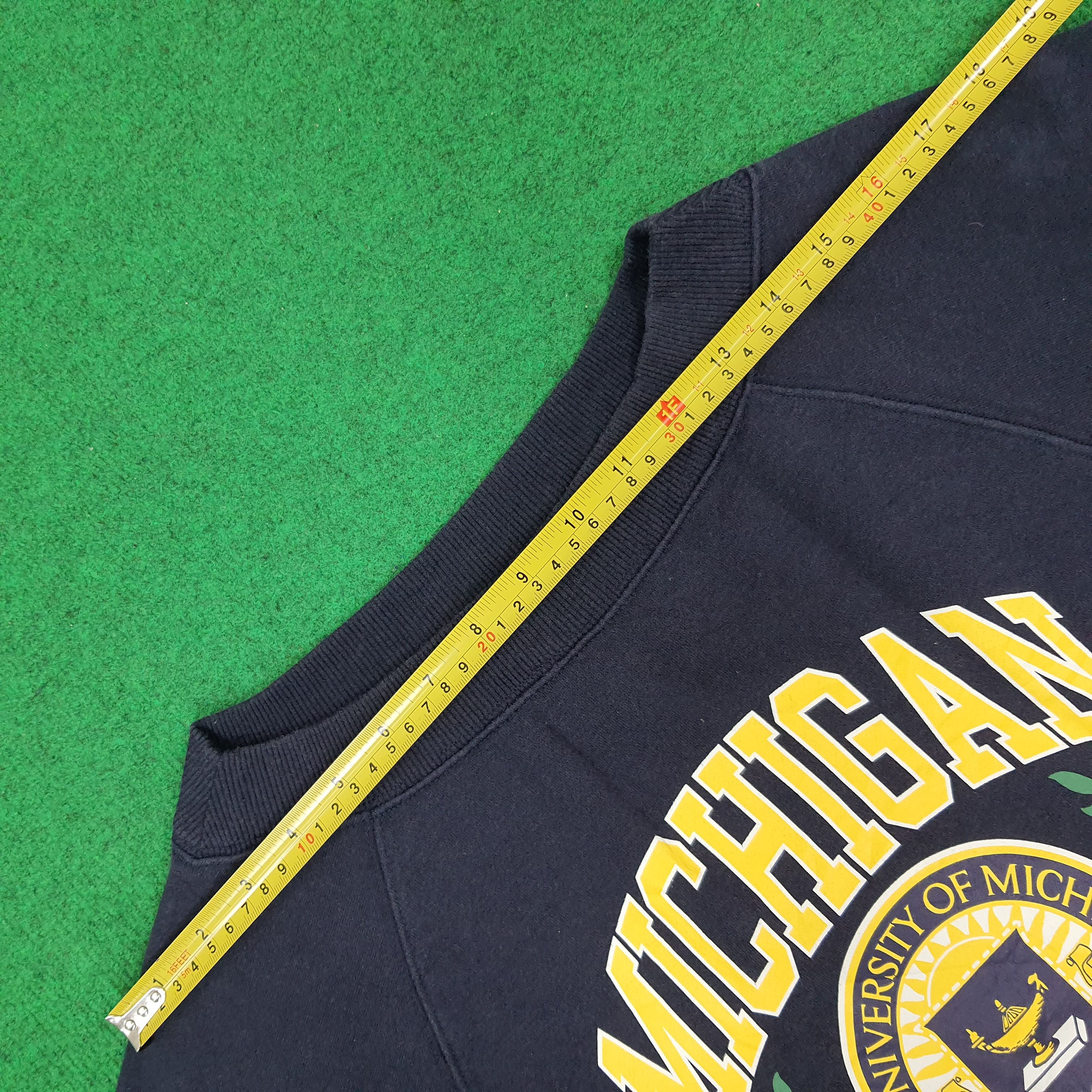 Vintage Vintage Michigan Wolverines NFL Sweatshirt C237N7 Size XS / US 0-2 / IT 36-38 - 8 Thumbnail