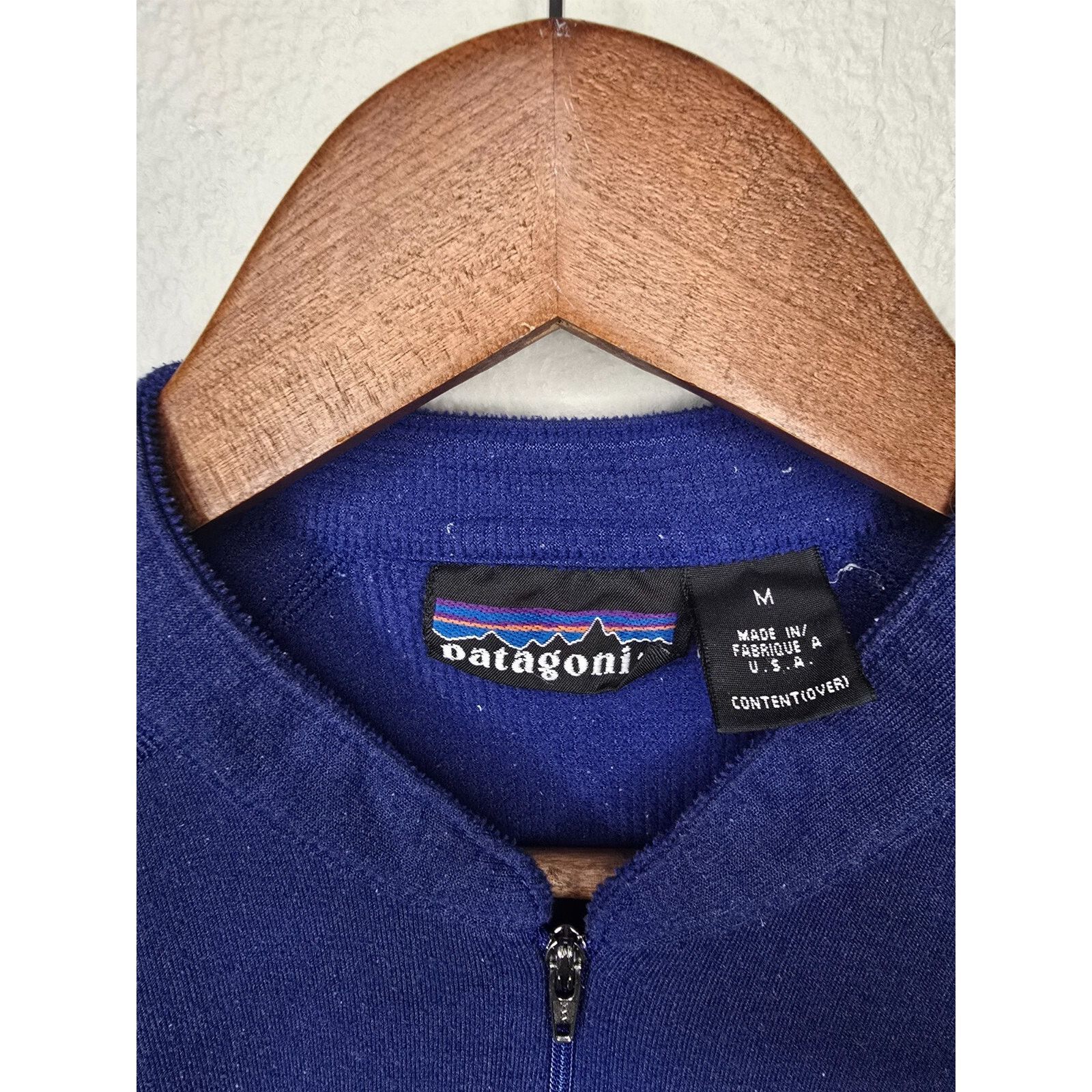 Patagonia Vintage Patagonia Sweatshirt Medium 1/4 Zip Thermal R5 M Size US M / EU 48-50 / 2 - 5 Thumbnail