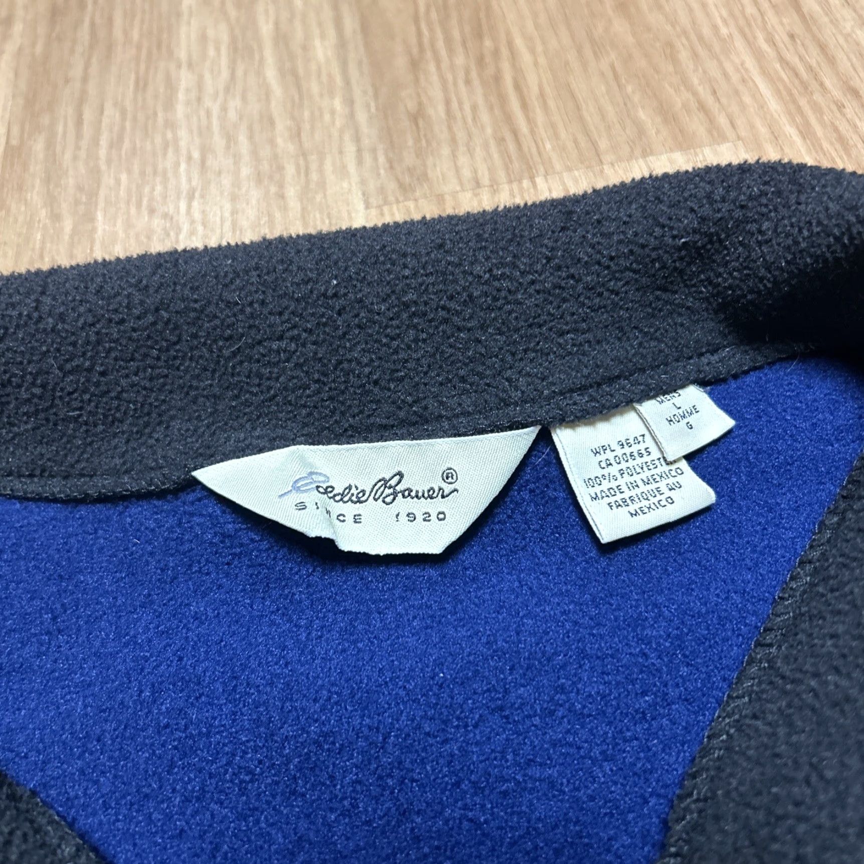 Eddie Bauer Eddie Bauer Fleece Vest Men’s L Blue Full Zip Front Pockets POLARTEC Hiking Vintage: No Size US L / EU 52-54 / 3 - 4 Thumbnail