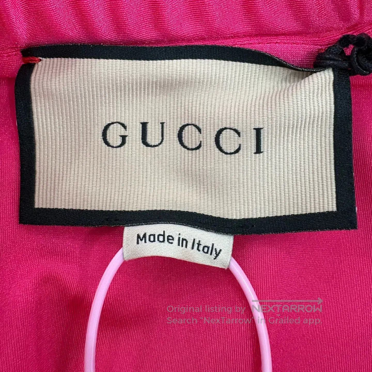 Gucci Guicci sizes Pink-red double-G elastic shorts Size 23" - 3 Thumbnail