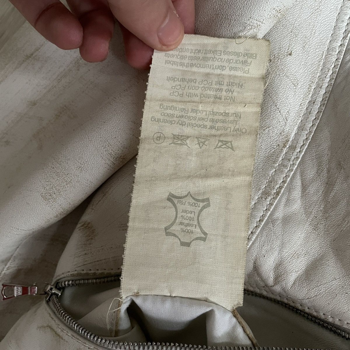 A.F. Vandevorst Ruffo Research SS2000 leather jacket by A.F. Vandevorst Size S / US 4 / IT 40 - 15 Thumbnail