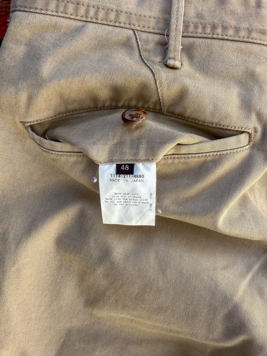 United Arrows PT-0002 Khaki Chinos Size US 32 / EU 48 - 4 Thumbnail