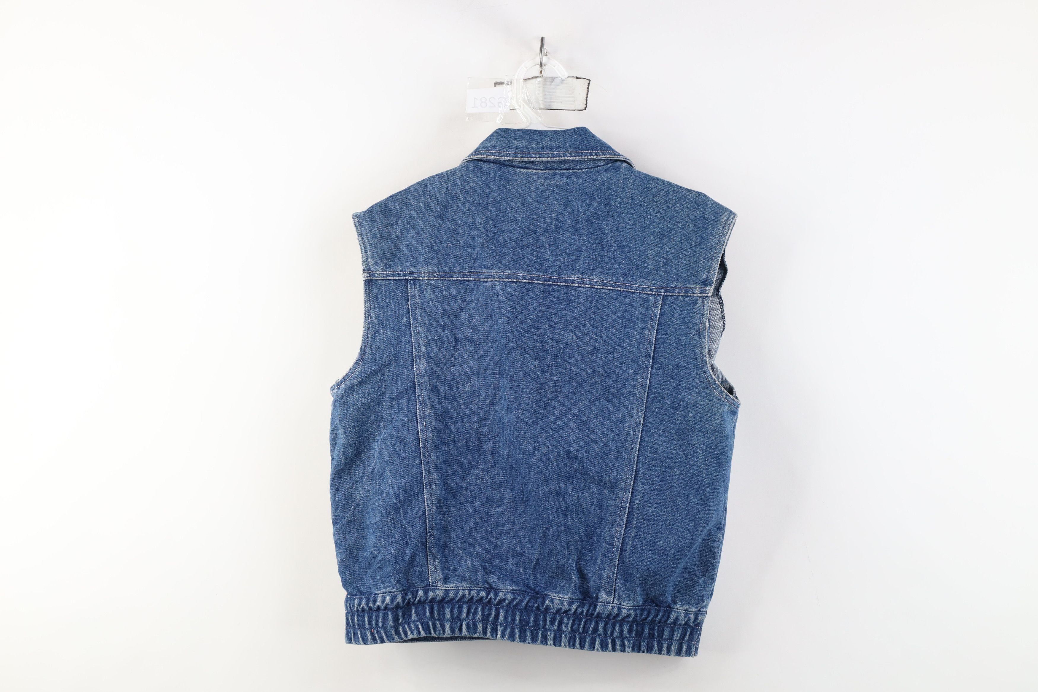 Vintage Vintage 80s 90s Streetwear Sleeveless Denim Vest Jacket Size XL / US 12-14 / IT 48-50 - 12 Thumbnail
