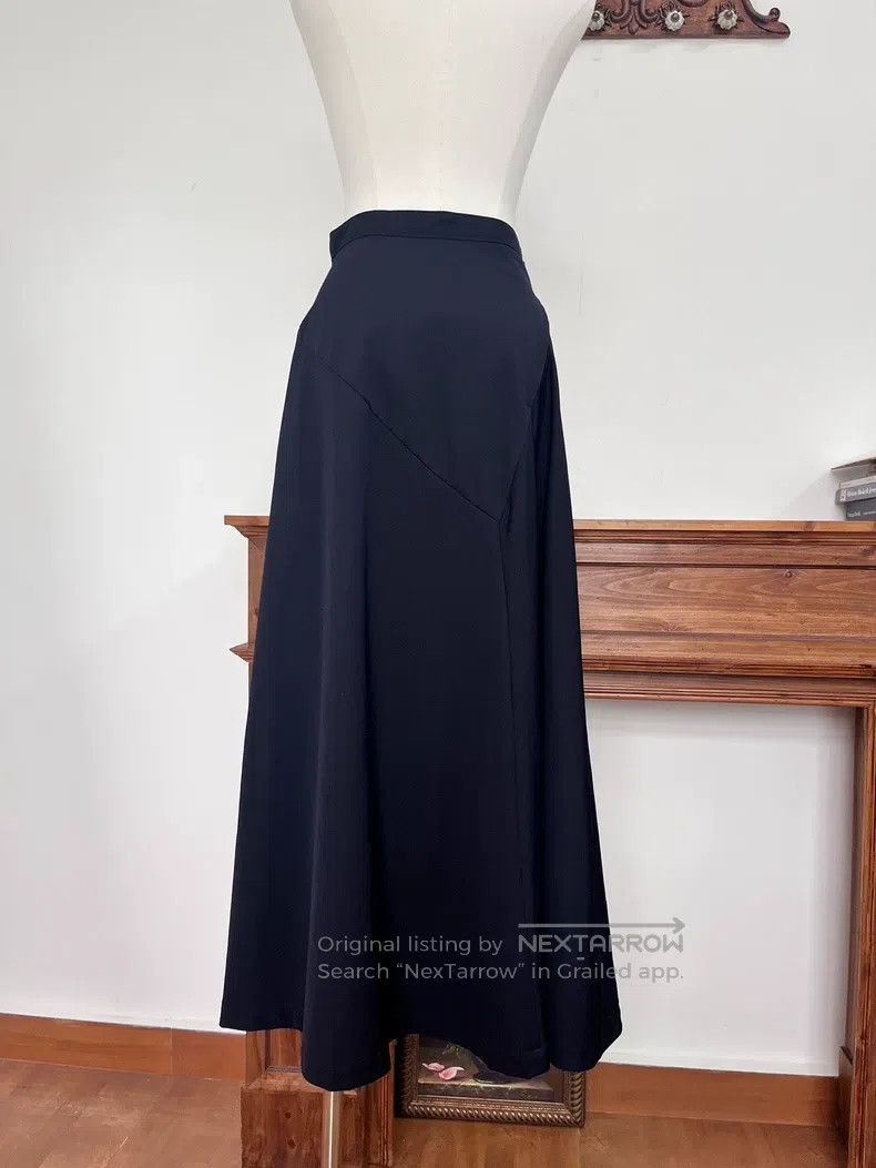 Comme des Garcons Comme Des Garcons size M Navy Blue Design Cut Skirt Umbrel Size 23" - 7 Thumbnail