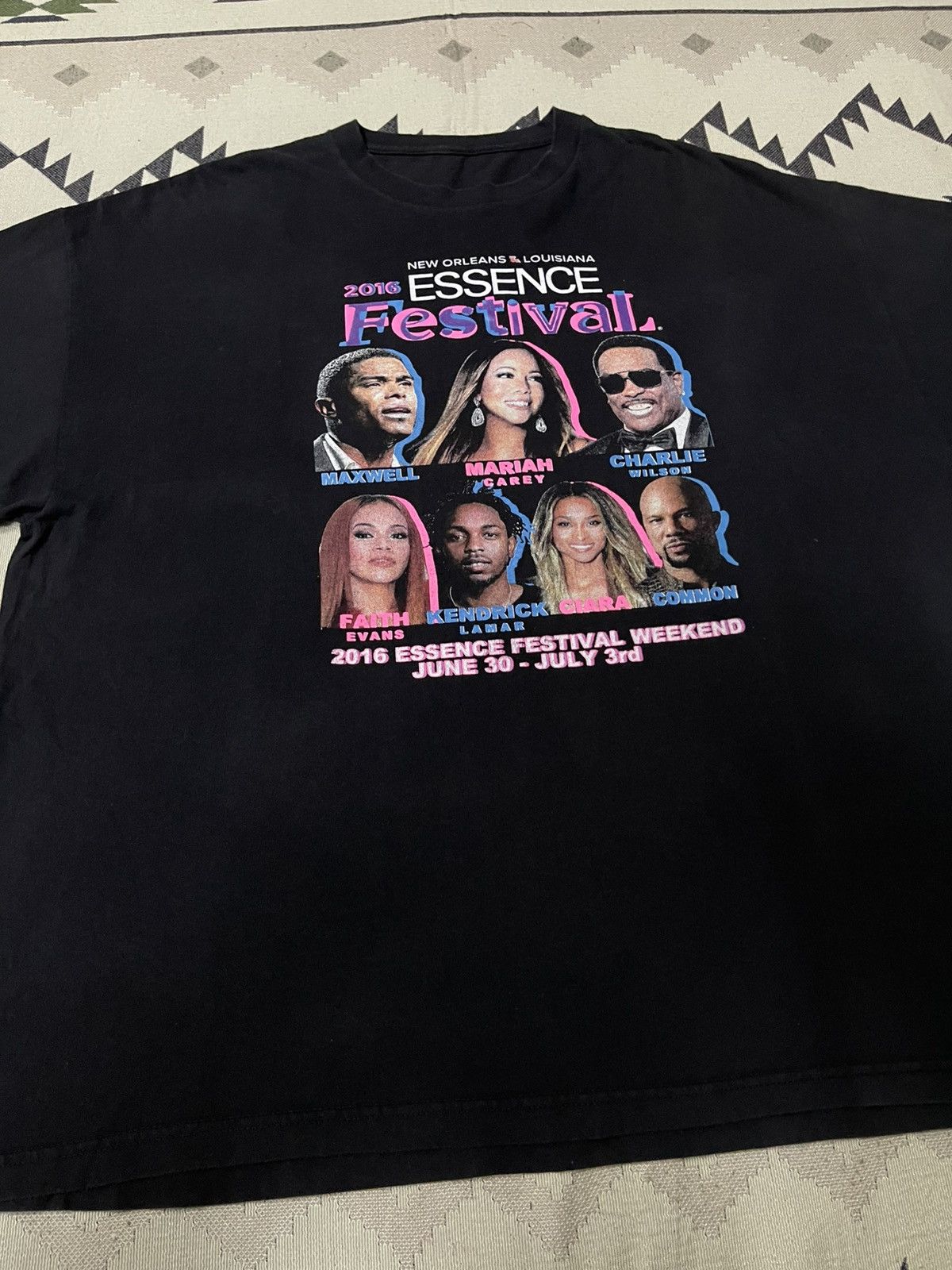 Band Tees 2000s ESSENCE FESTIVAL TSHIRT LIMITED EDITION Size US XXL / EU 58 / 5 - 4 Thumbnail