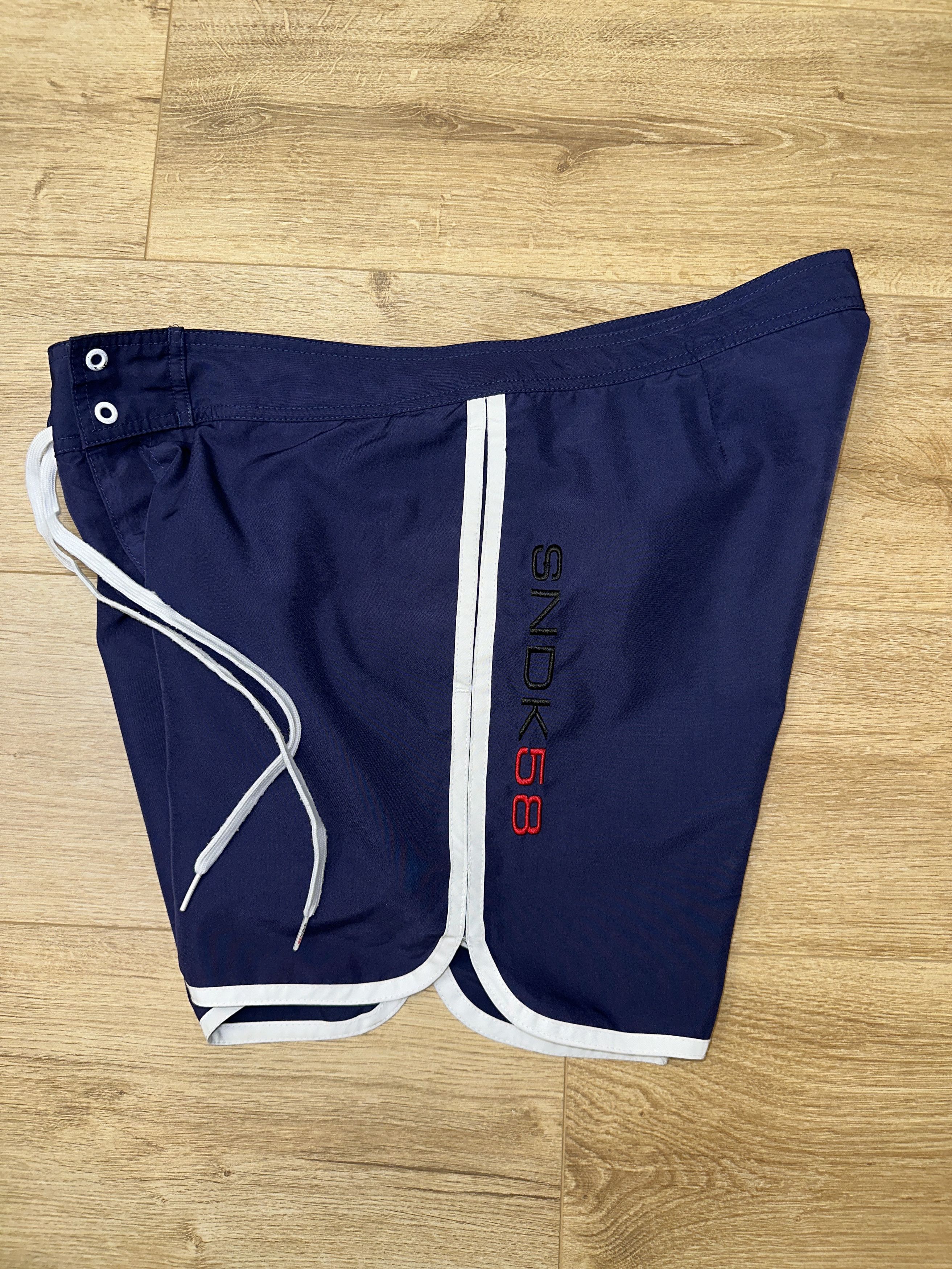 Sundek Rare Sundek 58 Swim Shorts Blue Nylon Surf Size 34 Size US 34 / EU 50 - 1 Thumbnail
