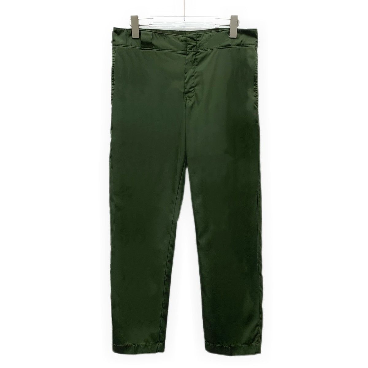 Prada Prada Army Green Triangle Logo Casual Pants K26WX Size US 32 / EU 48 - 1 Thumbnail
