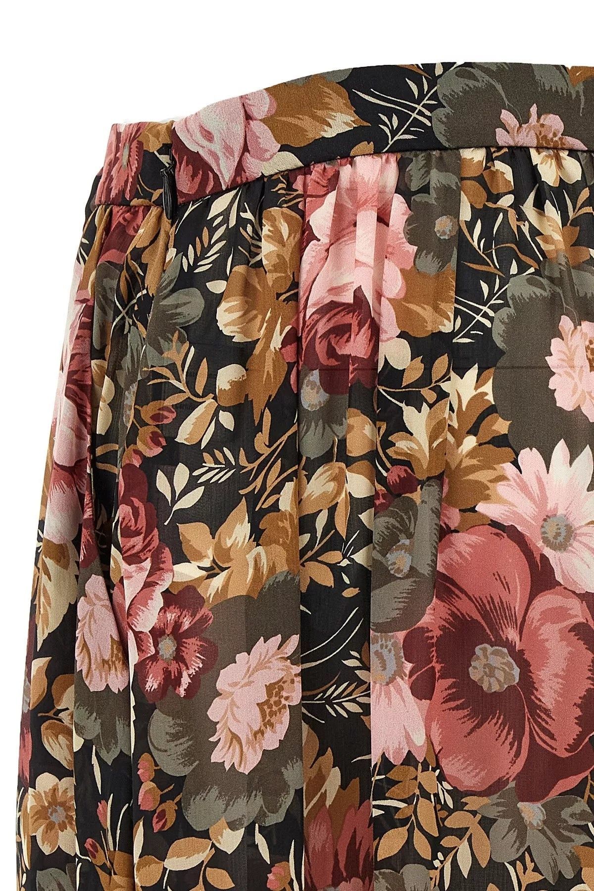 Chloe o1loc1c10326 Silk Charmeuse Pant in Multicolor Size 25" / US 0 / IT 36 - 4 Thumbnail
