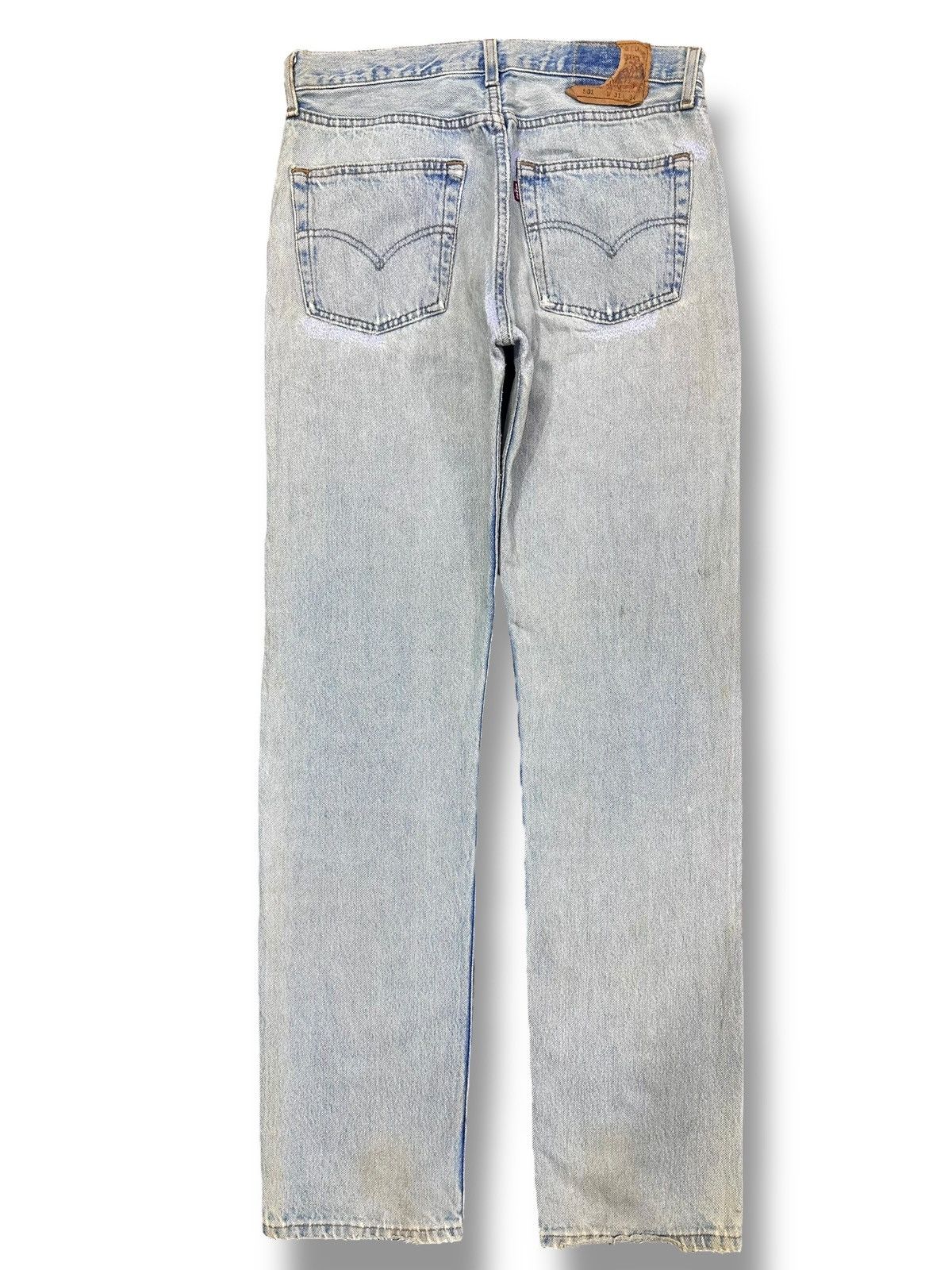 Levi's Vintage Levi’s 501 Straight Distressed Ripped Jeans & Faded Size US 31 - 3 Thumbnail