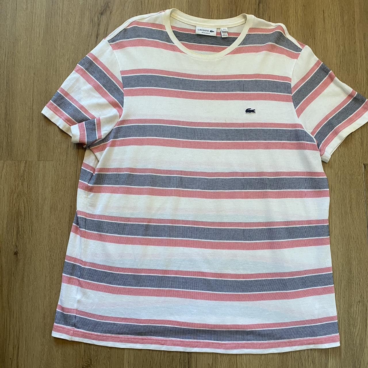 Lacoste Lacoste multi-coloured striped tee Sportswear Size US XXL / EU 58 / 5 - 1 Thumbnail