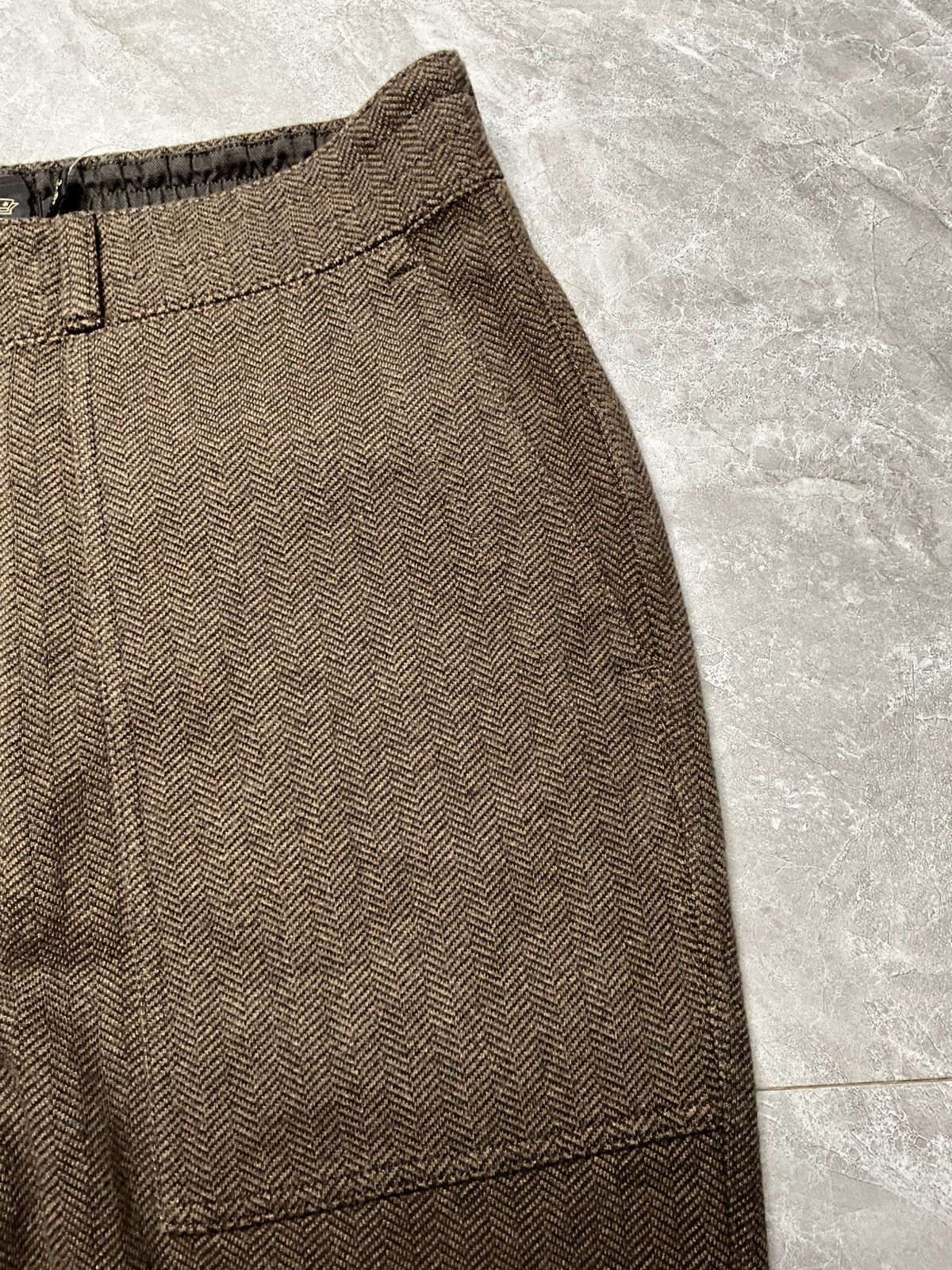 RRL Ralph Lauren RRL HERRINGBONE MILITARY POCKET SWEATPANTS Size US 32 / EU 48 - 3 Thumbnail