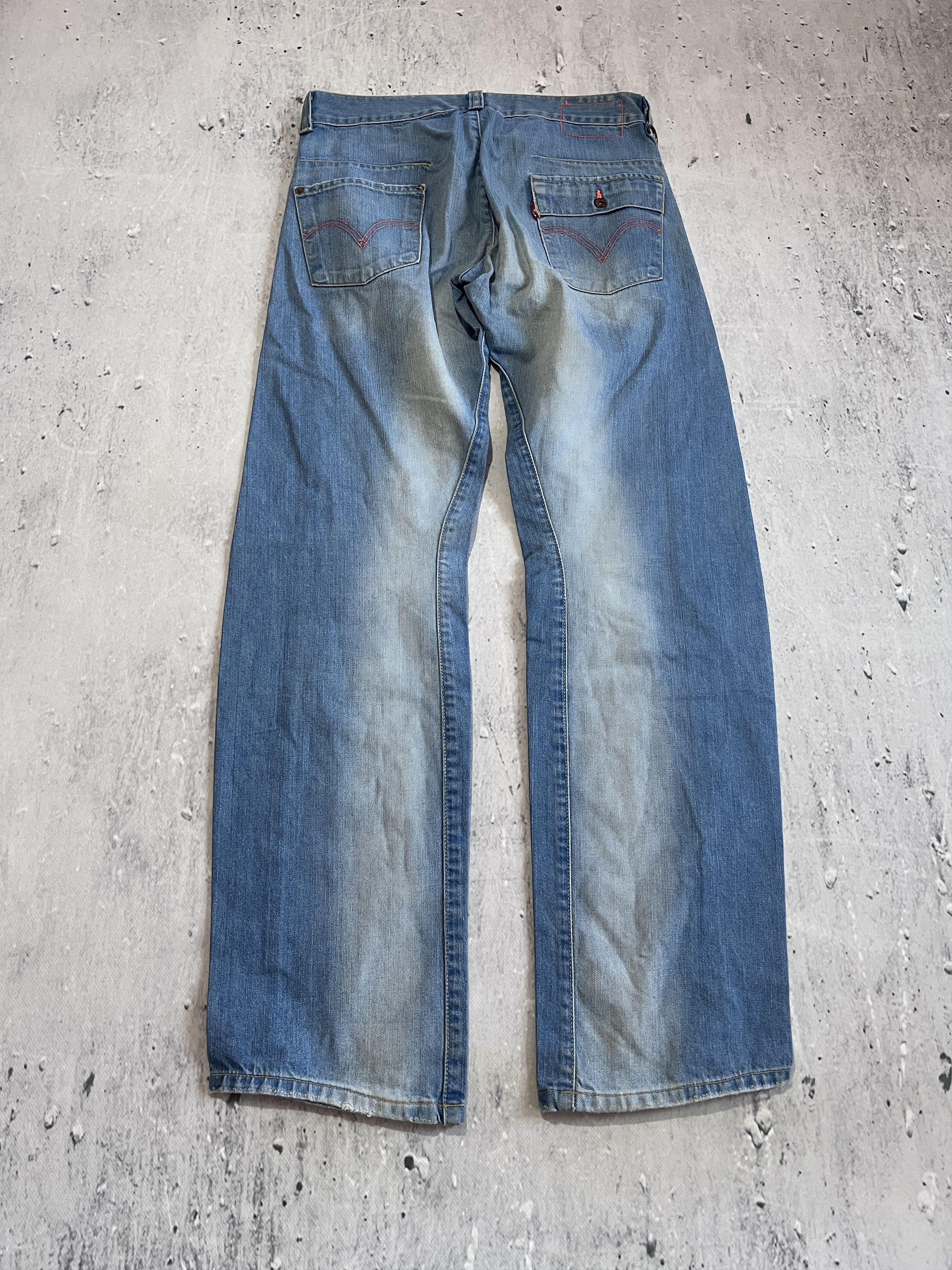 Levi's LEVI'S ENGINEERED JEANS 2004 TWISTED LEG VINTAGE Y2K DENIM Size US 31 - 2 Thumbnail