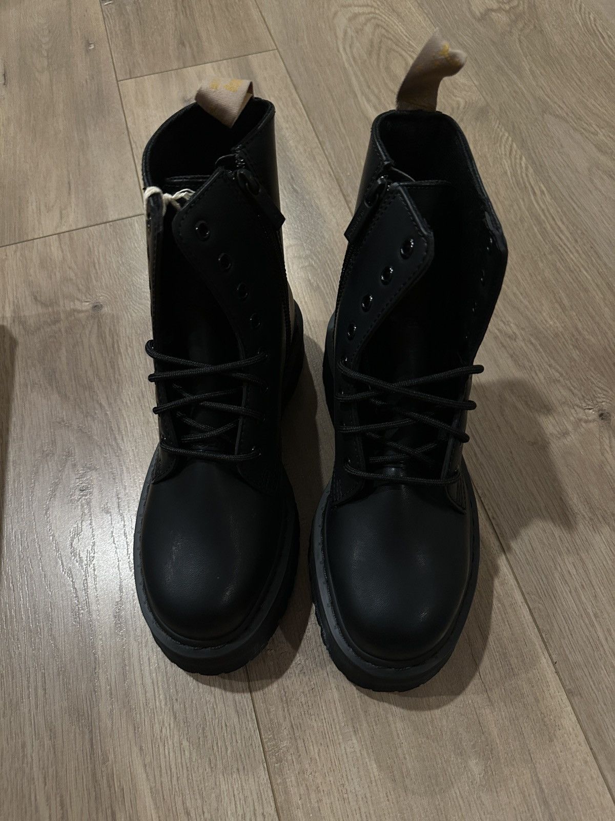Dr. Martens VEGAN JADON II BOOT MONO PLATFORMS LEATHER COMBAT BOOTS Size US 9 / IT 39 - 8 Thumbnail