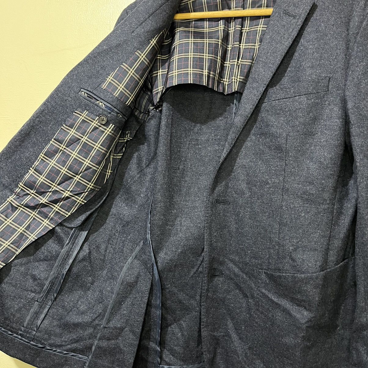 Burberry Burberry Black Label Nova Check Wool Men's Blazer Size US M / EU 48-50 / 2 - 11 Thumbnail