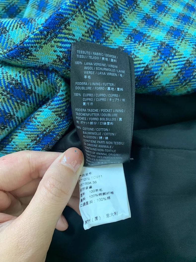 Balenciaga Balenciaga size 38 Wool Plaid Blazer Size M / US 6-8 / IT 42-44 - 7 Thumbnail
