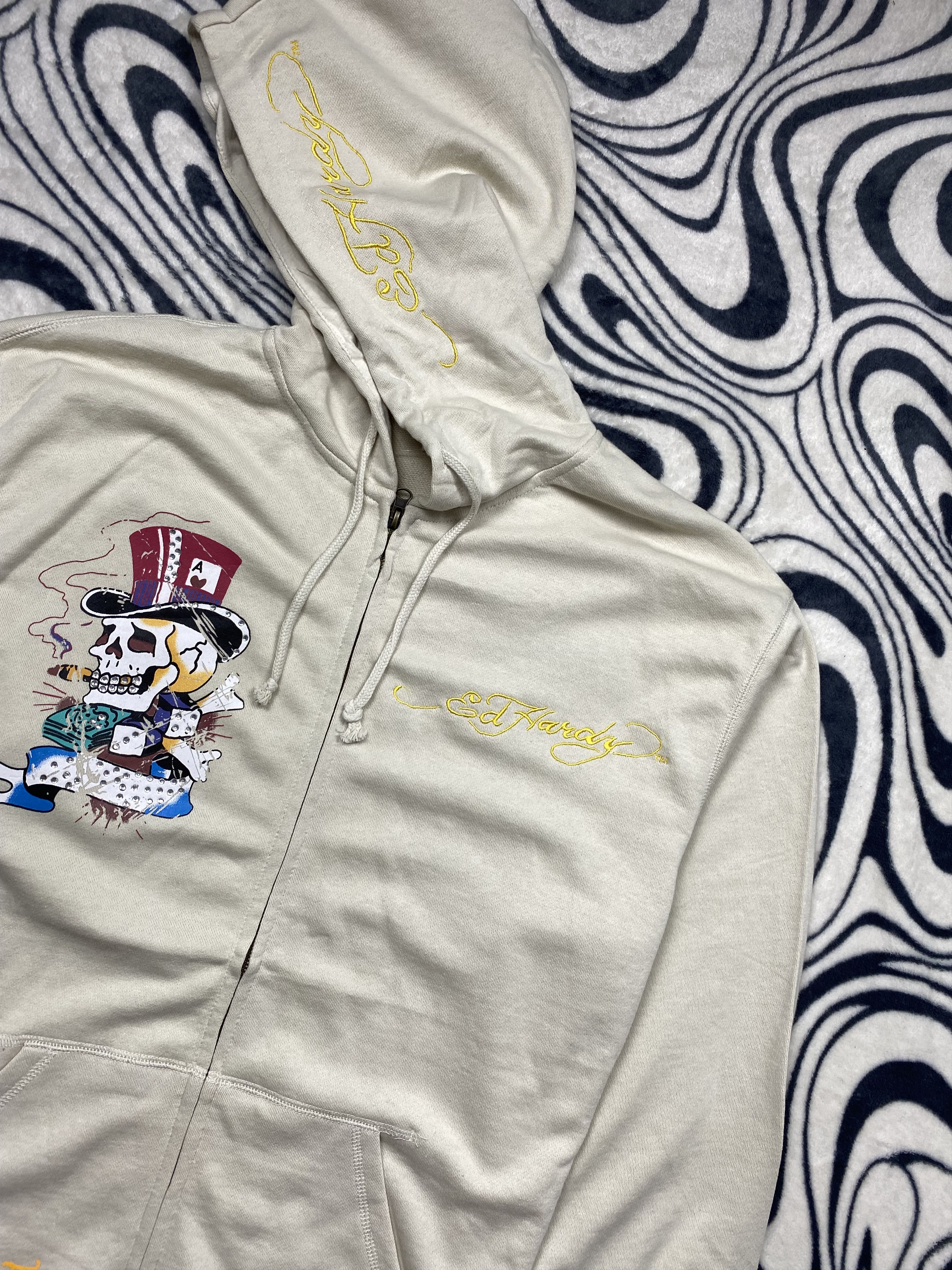 Christian Audigier Ed Hardy by Christian Audigier Mens Hoodie Size US XL / EU 56 / 4 - 2 Thumbnail