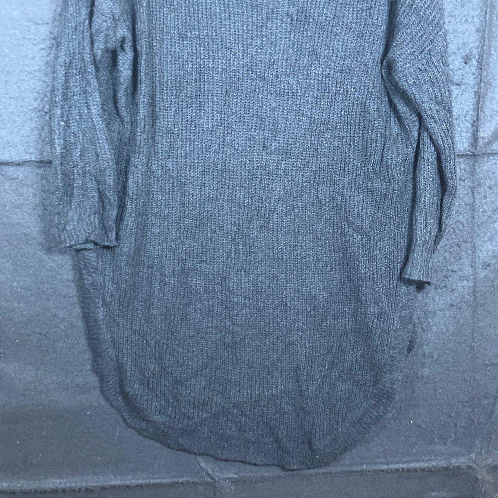 Express Express Sweater Women's Black Boat Neck Long Sleeve Knit Tunic Cotton Blend M Size M / US 6-8 / IT 42-44 - 3 Thumbnail