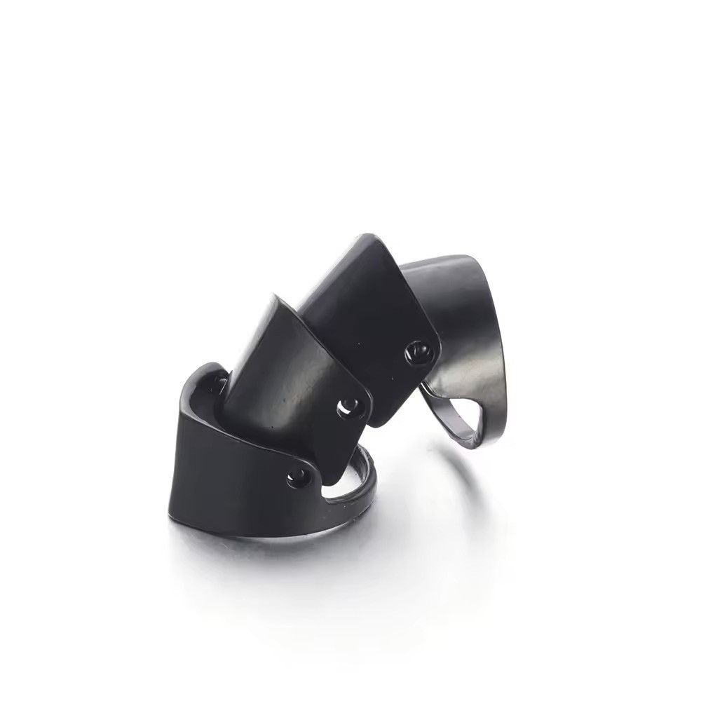 Jewelry Joint Armor Knuckle Finger Rings Size ONE SIZE - 1 Thumbnail