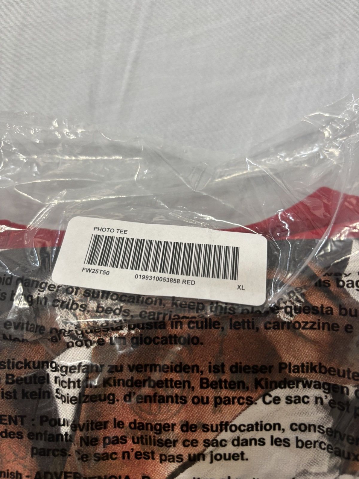 Supreme Supreme Playboi Carti Tee Red Size XL IN HAND!!! Size US XL / EU 56 / 4 - 3 Thumbnail