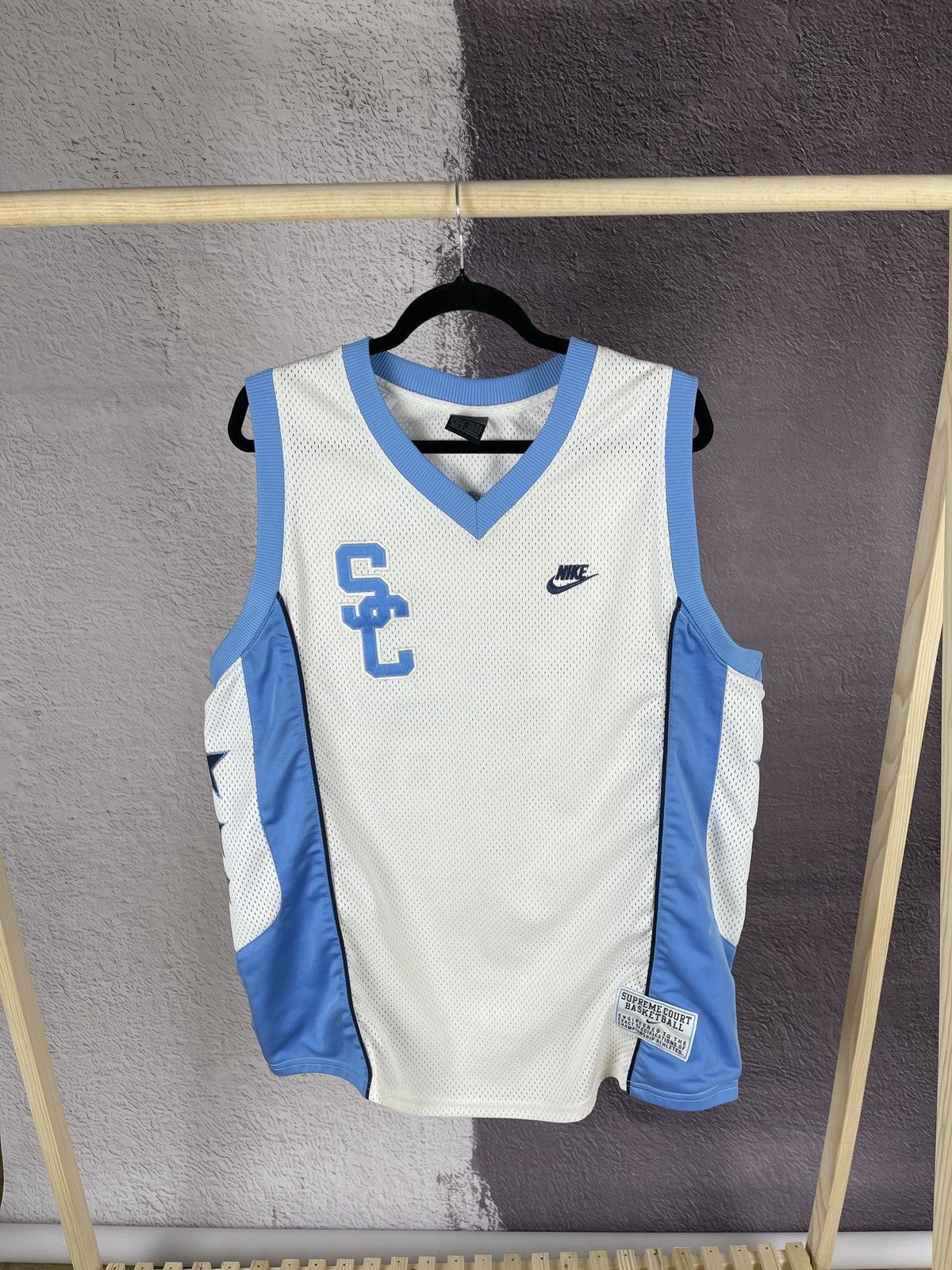Nike Nike vintage y2k Supreme Court basketball sleeve less shirt Size US L / EU 52-54 / 3 - 1 Thumbnail