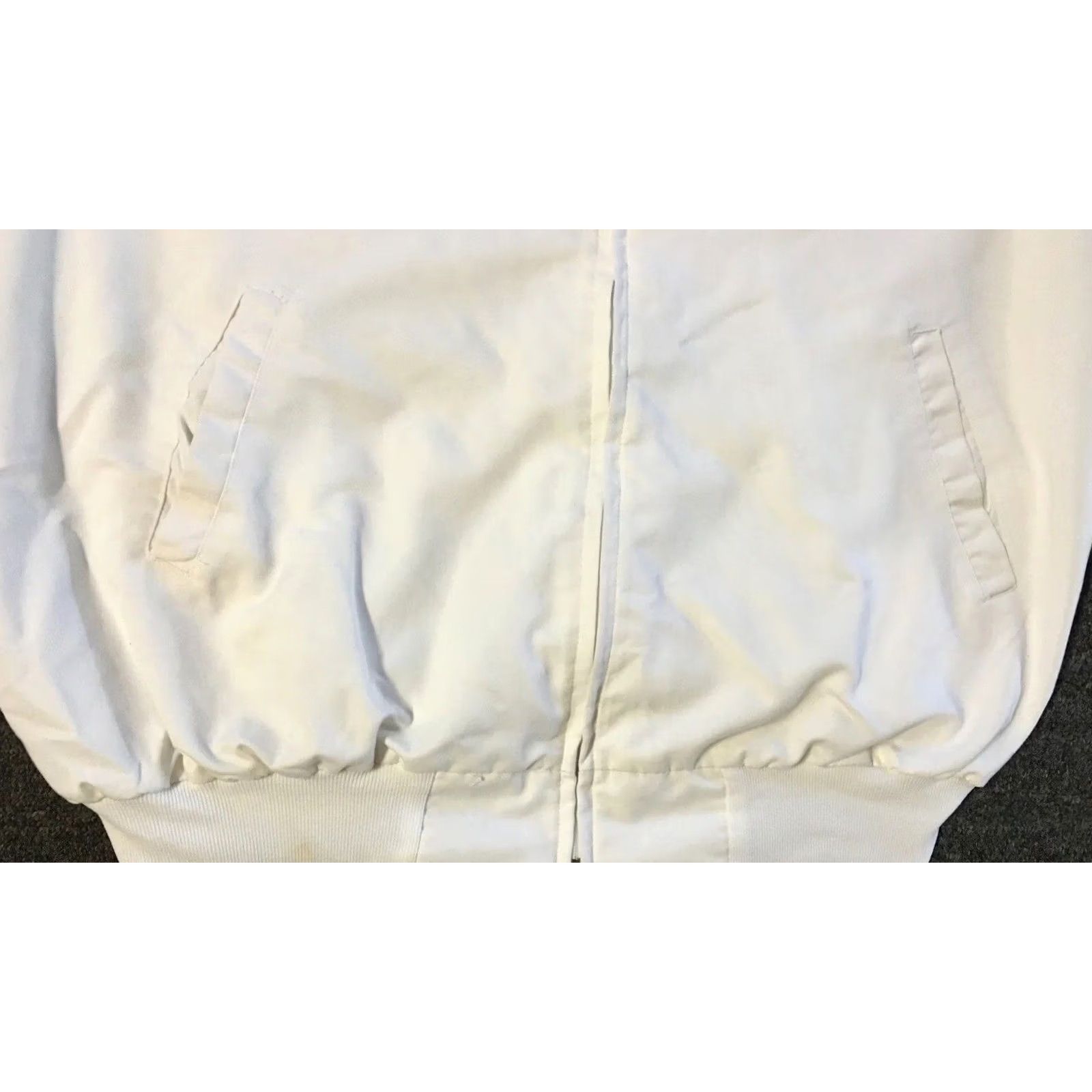 Vintage VINTAGE American Legion Auxiliary Boxy Jacket 2XL White Nylon Bomber 90s Army Grunge College USMC Usmc Military Hip Hop Punk Retro Fans Mens Size US XXL / EU 58 / 5 - 5 Thumbnail