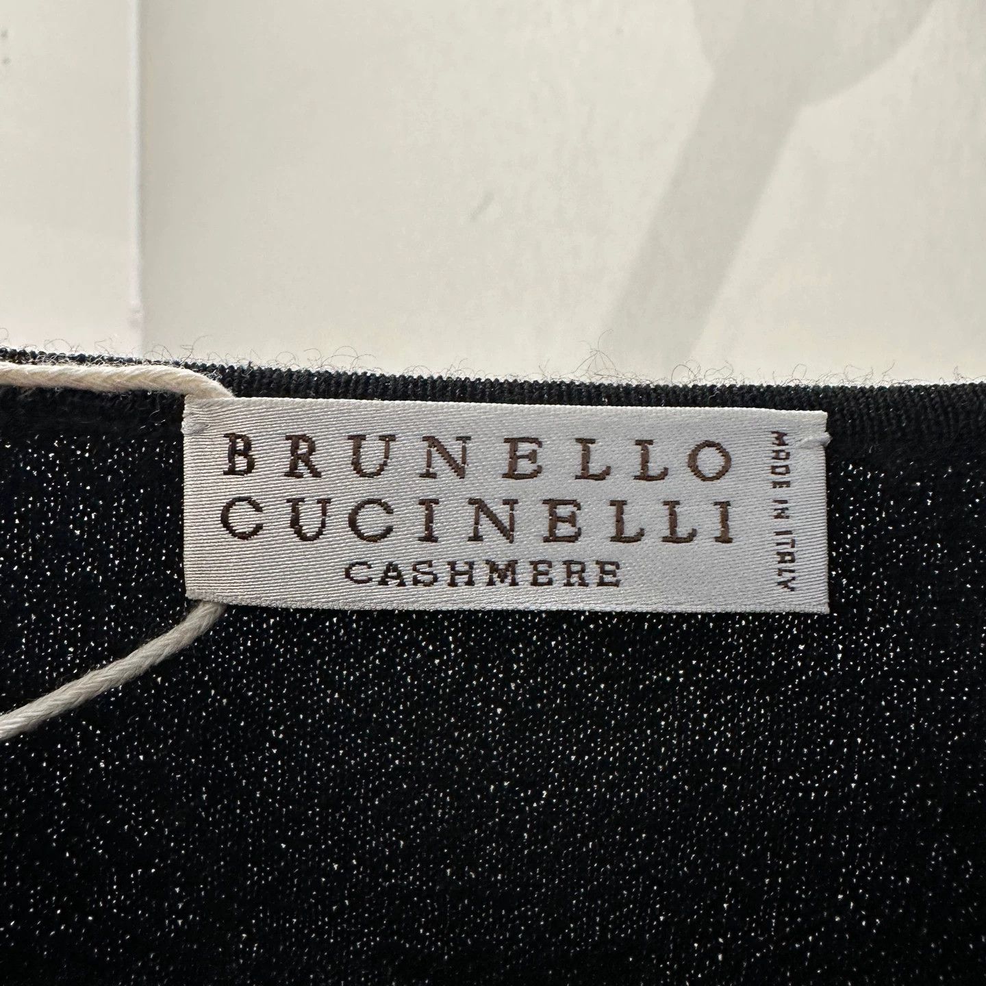 Brunello Cucinelli Brunello Cucinelli may518 cashmere fine glitter knit Size L / US 10 / IT 46 - 3 Thumbnail