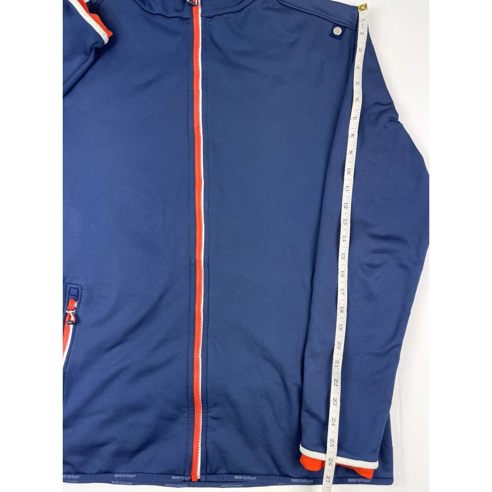 BMW VINTAGE BMW Golfsport Jacket Mens XL Full Zip Fleece Polyester Blue Logo Sports Golf Jacket Size US XL / EU 56 / 4 - 7 Thumbnail