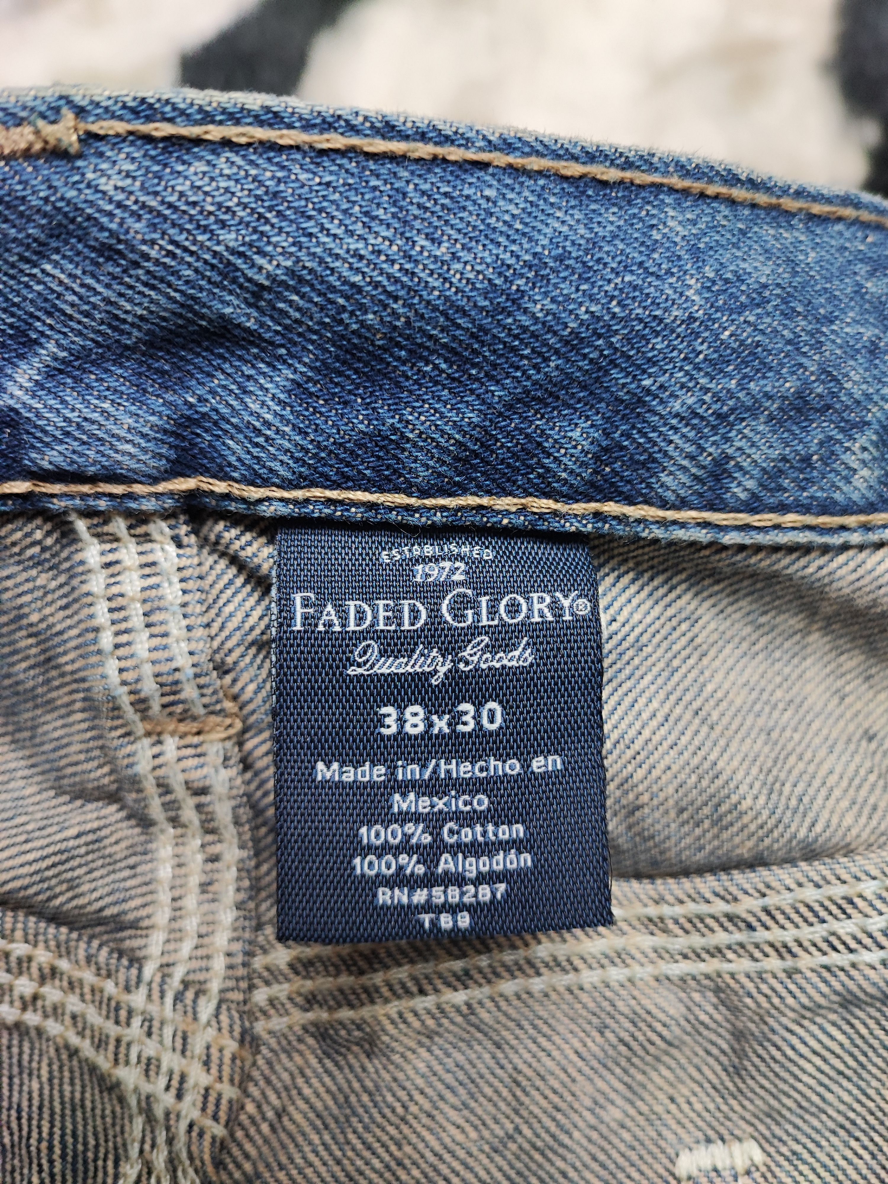Faded Glory × Vintage Crazy Vintage Baggy Carpenter Jeans Size US 38 / EU 54 - 10 Thumbnail