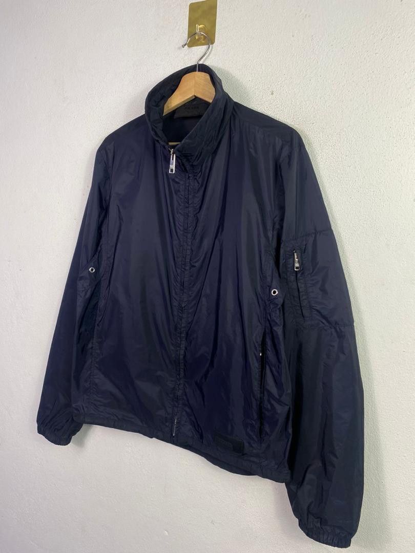 Prada Prada Nylon Funnel Neck Bomber Jacket Size US M / EU 48-50 / 2 - 4 Thumbnail