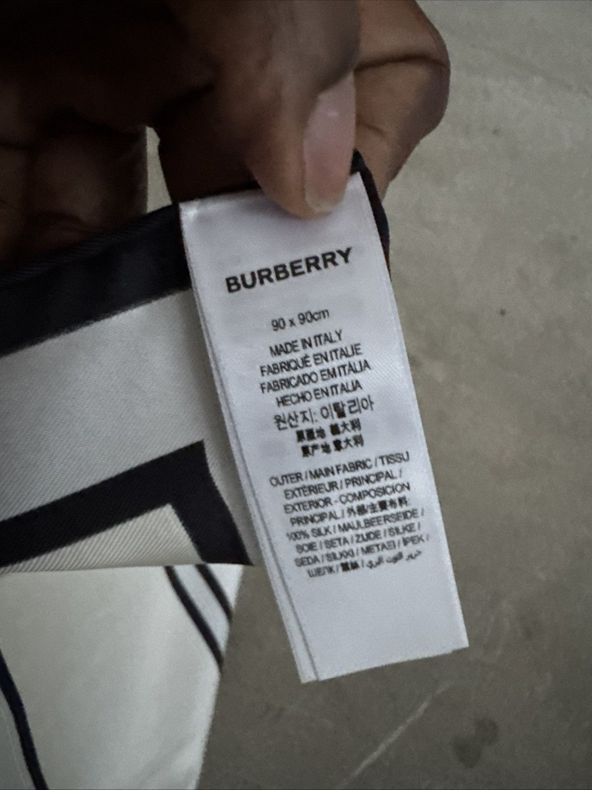 Burberry Burberry Show Invite Scarf Size ONE SIZE - 4 Thumbnail