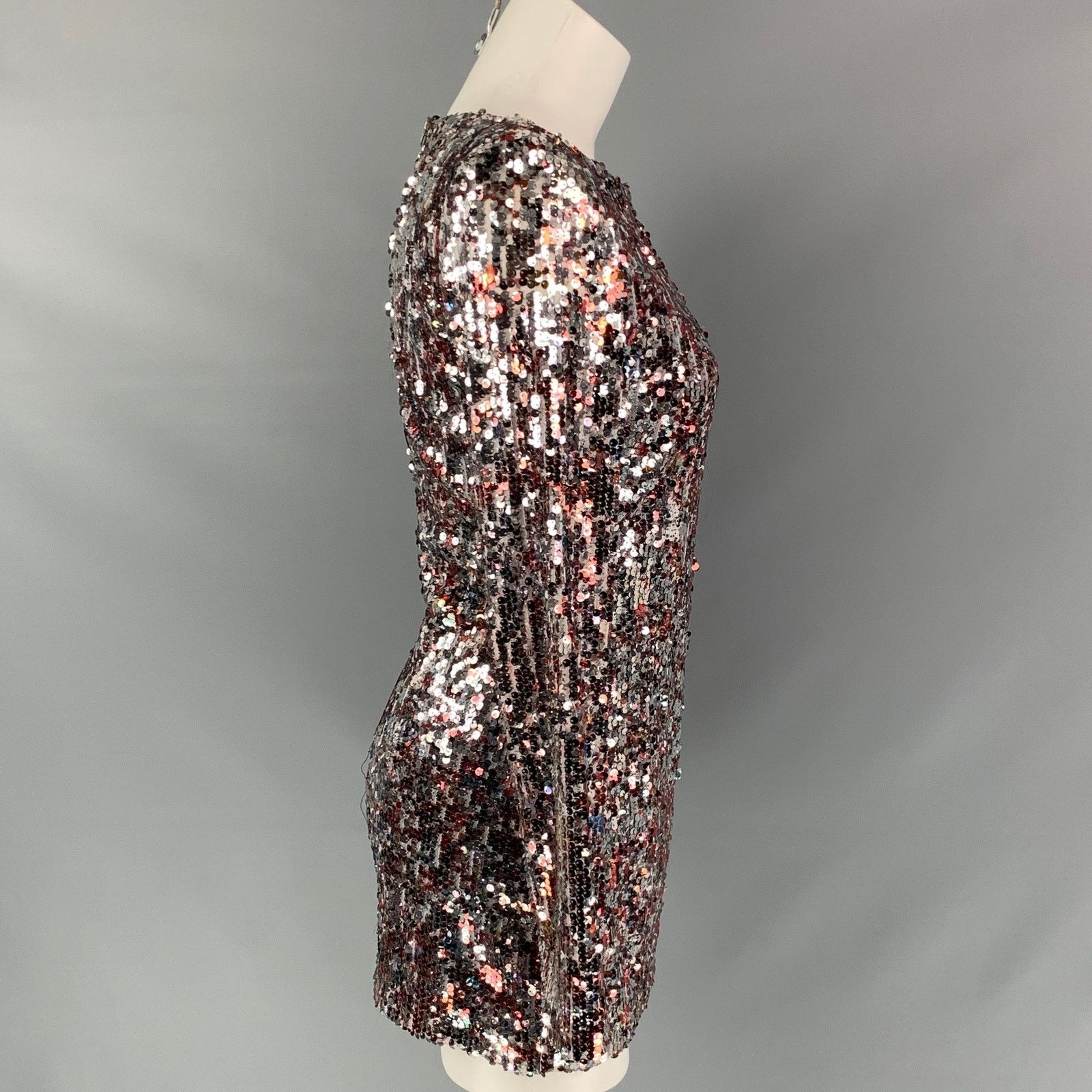Badgley Mischka MARK + JAMES by BADGLEY MISCHKA Long Sleeve Mini Dress Size M / US 6-8 / IT 42-44 - 3 Thumbnail